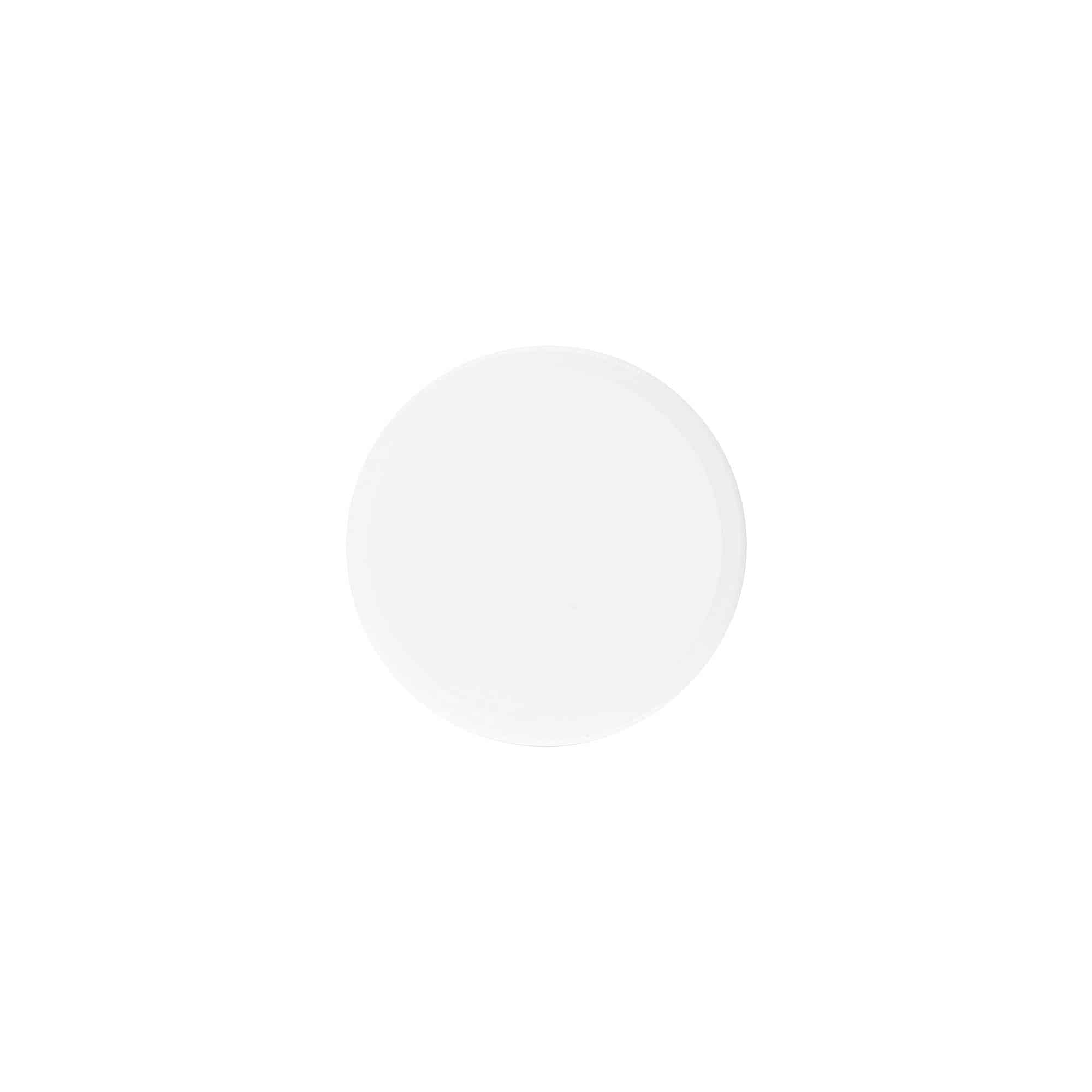 Schroefsluiting 'White Line', 60 ml, PP-kunststof, wit