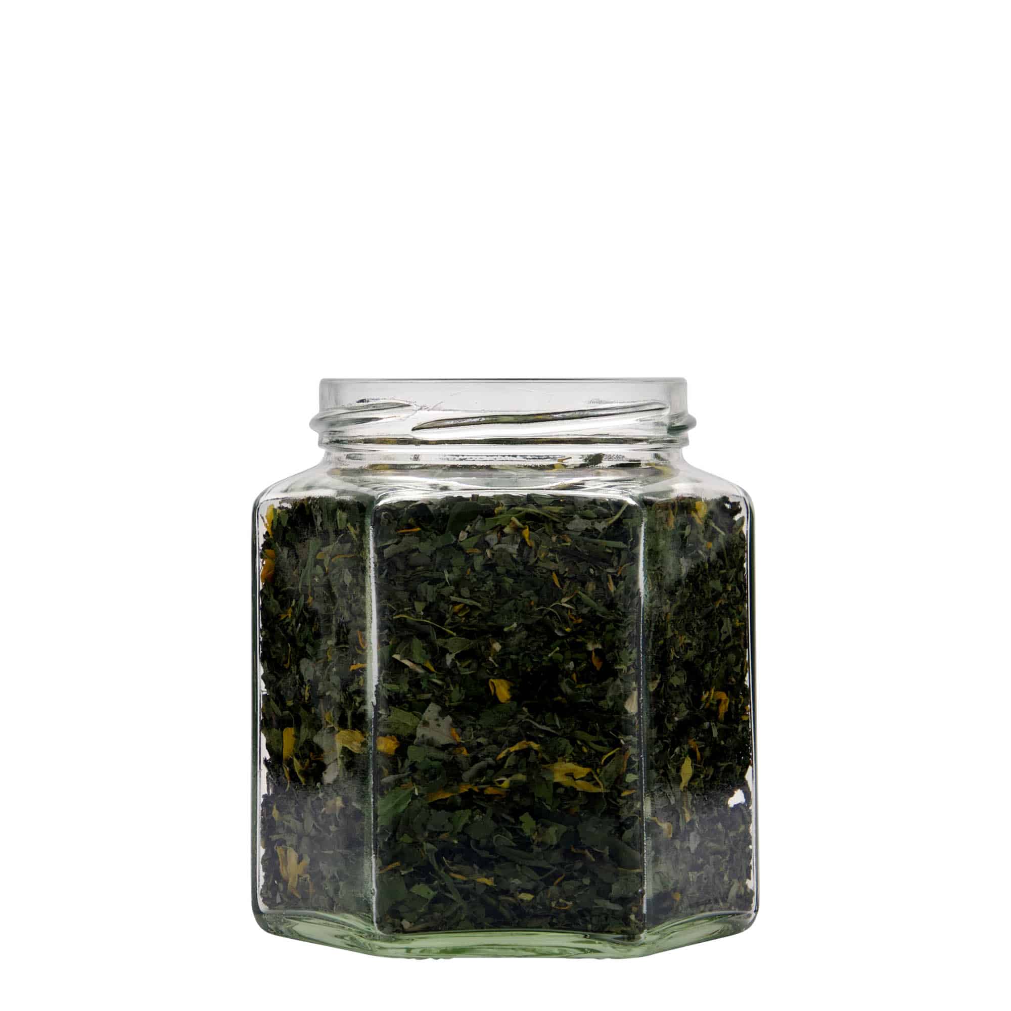 390 ml zeskantglas, opening: twist-off (TO 70)