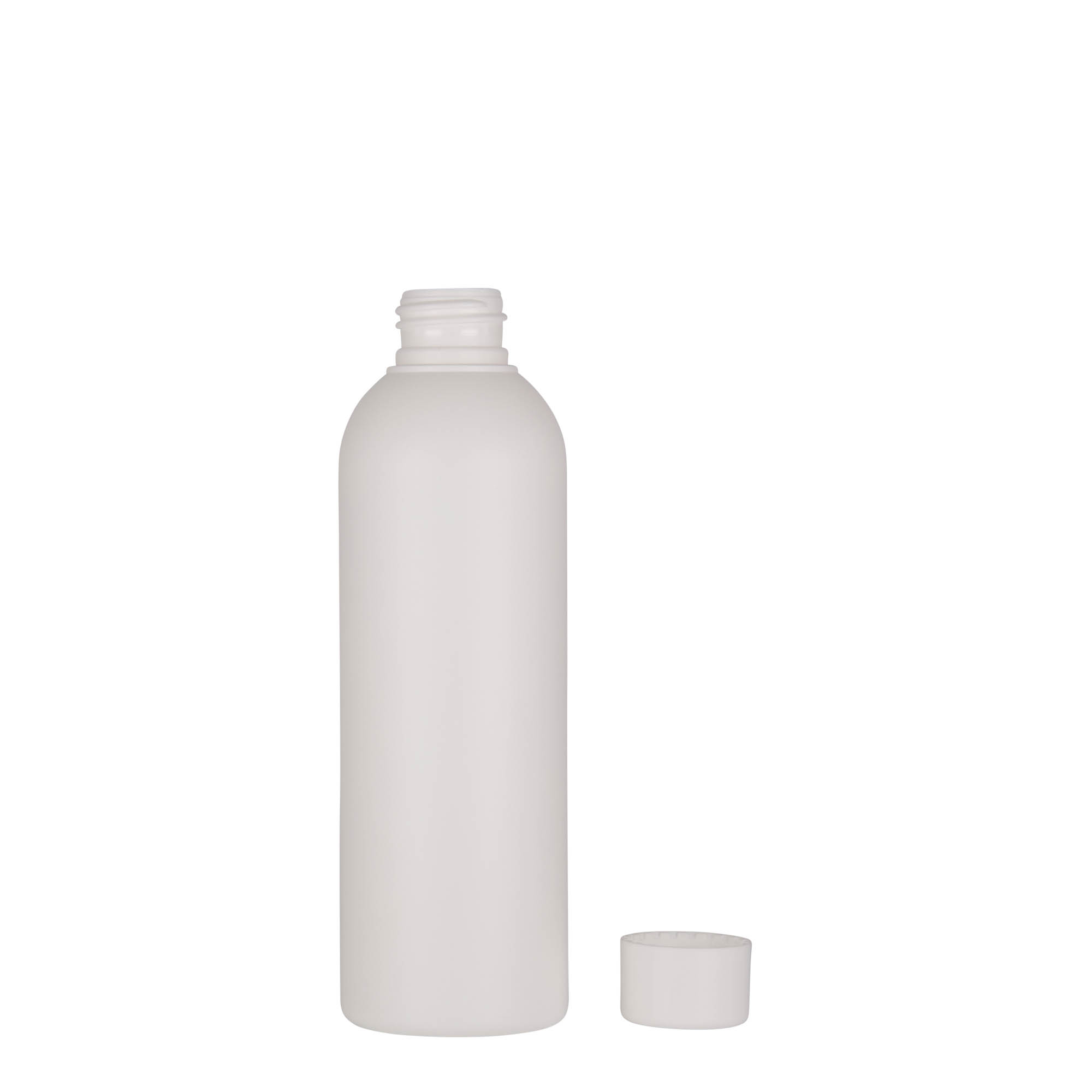 200 ml kunststoffles 'Tuffy', HDPE, wit, hals: 24/410