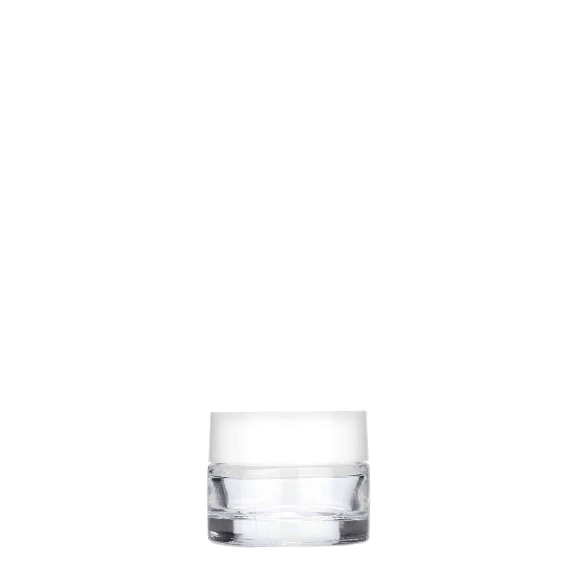 5 ml potje 'Beauty', glas, opening: schroefdop