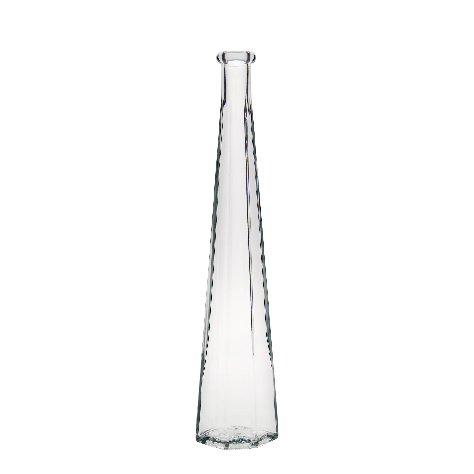 200 ml glazen fles 'Dama Sexta', zeshoekig, hals: kurk 200 ml glazen fles 'Dama Sexta', zeshoekig, hals: kurk