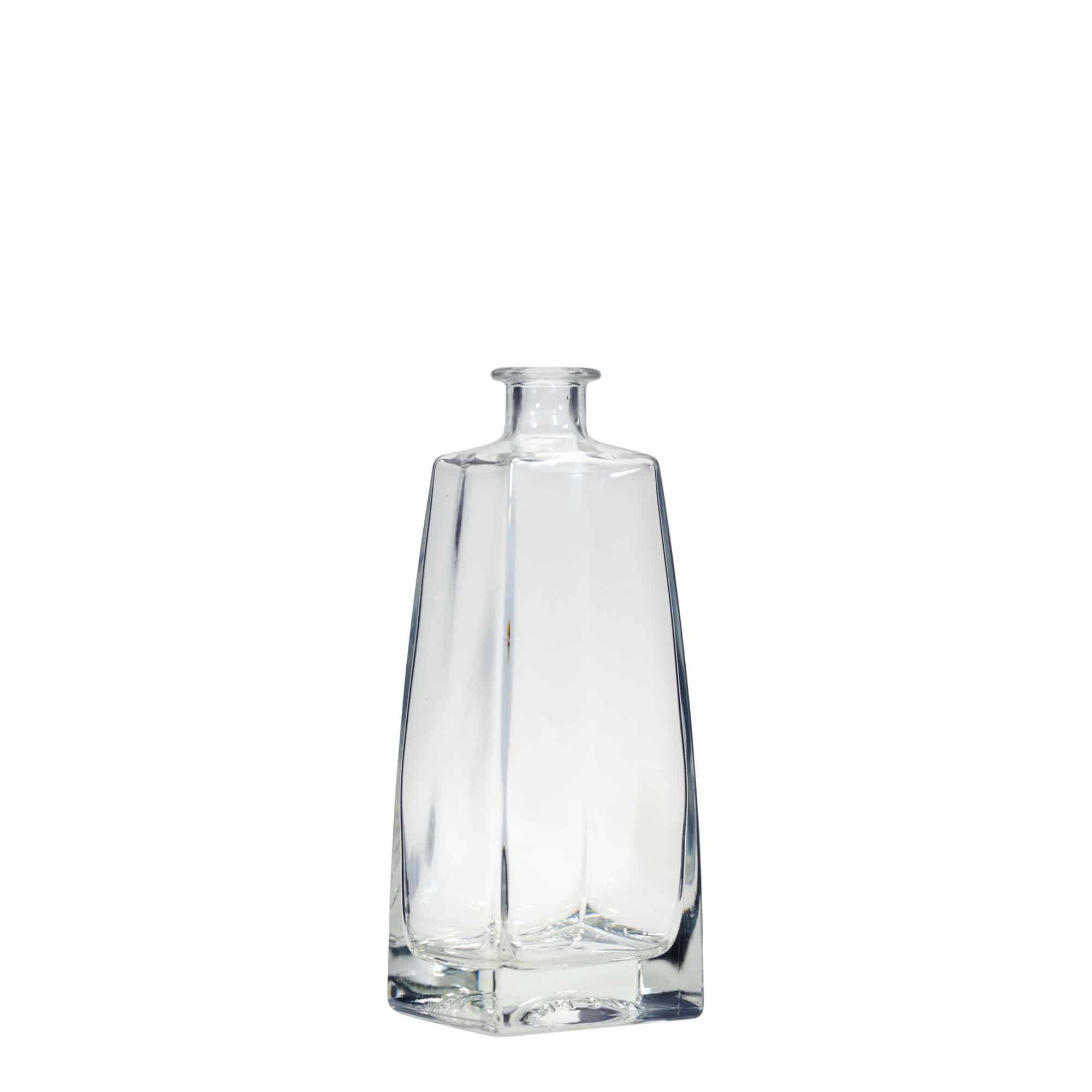 700 ml glazen fles 'Timmy', rechthoekig, opening: kurk