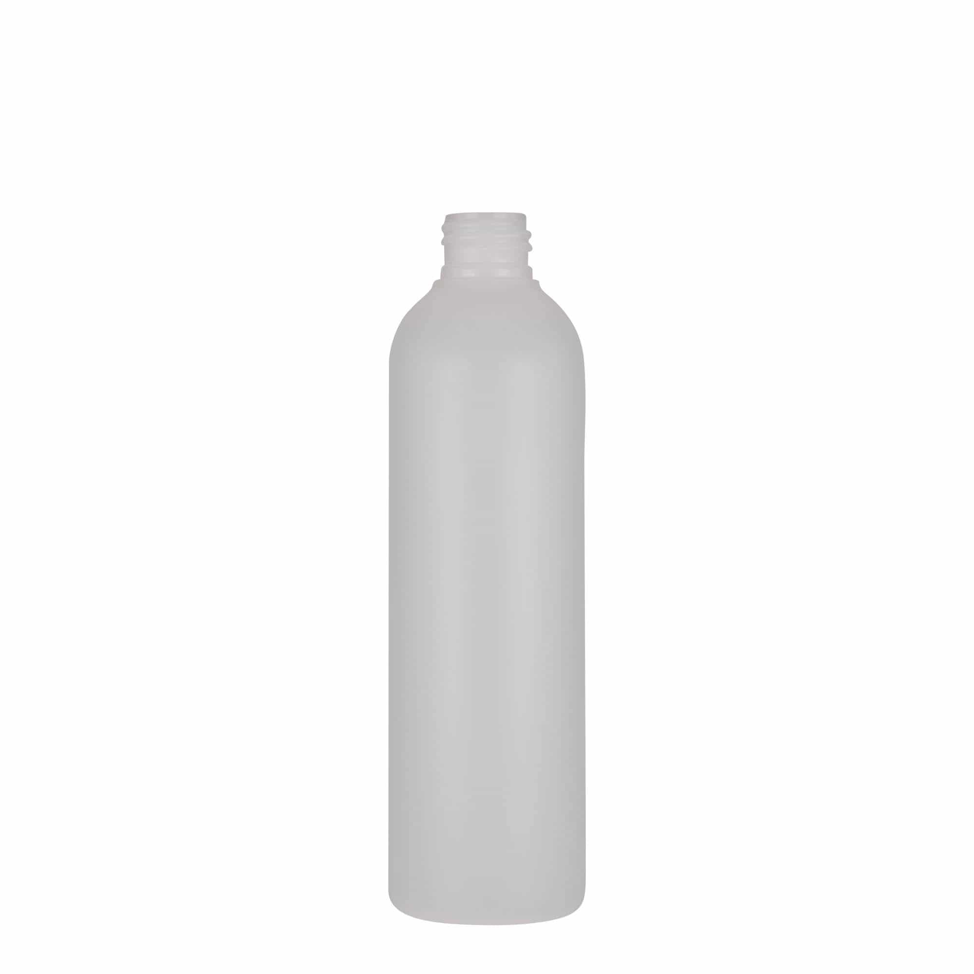 Plastic fles 'Tuffy', 250 ml, HDPE, naturel, monding: GPI 24/410 Plastic fles 'Tuffy', 250 ml, HDPE, naturel, monding: GPI 24/410