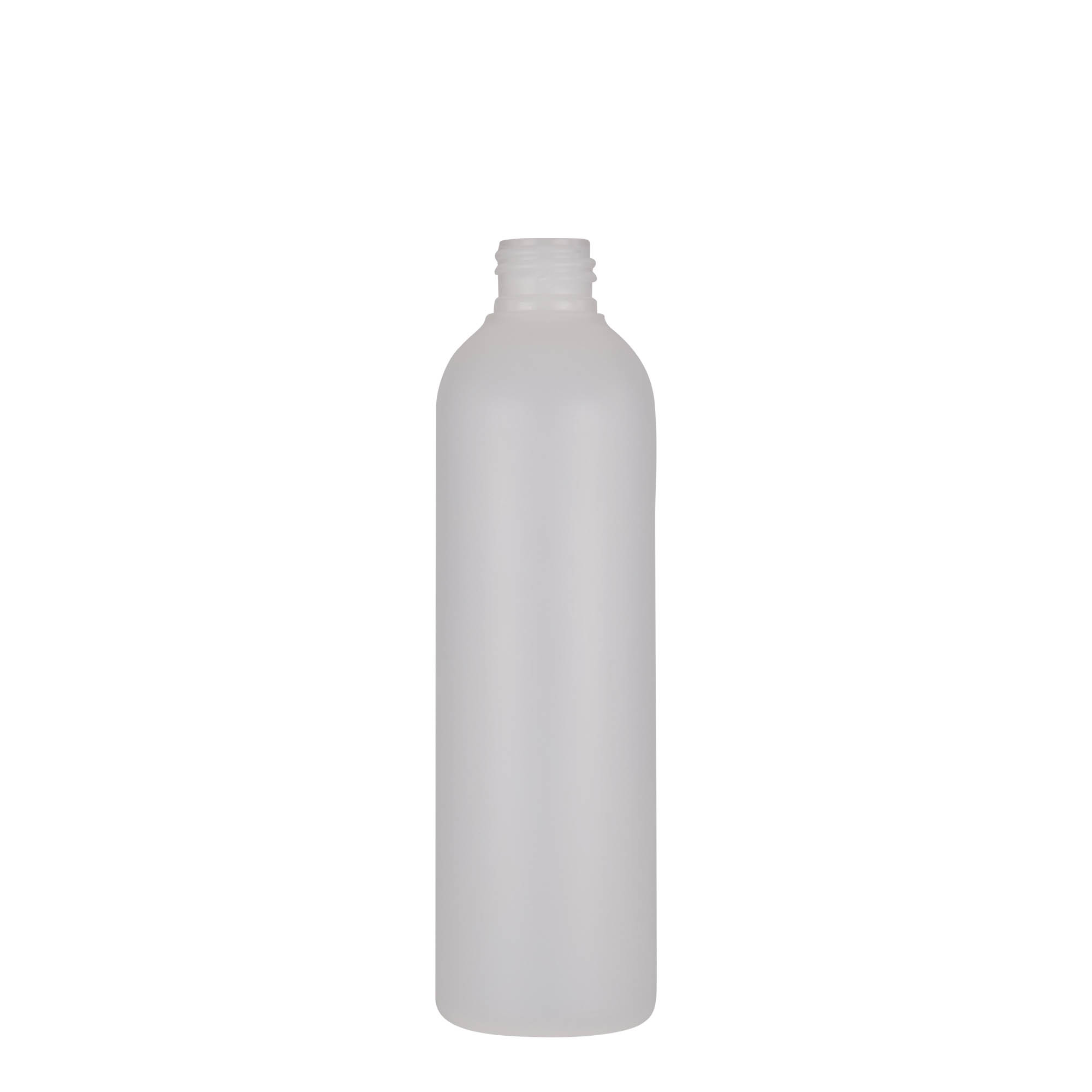 250 ml kunststoffles 'Tuffy', HDPE, naturel, hals: 24/410