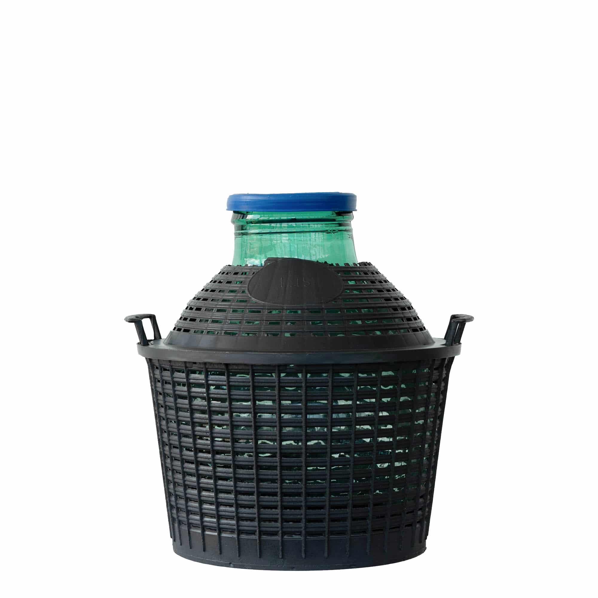 15 l ballonfles brede hals, glas, monding: opzetdeksel