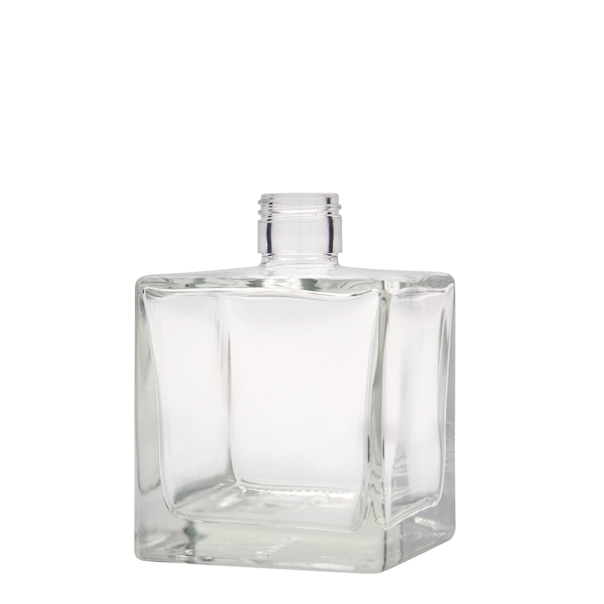 500 ml glazen fles 'Cube', vierkant, monding: PP 31,5