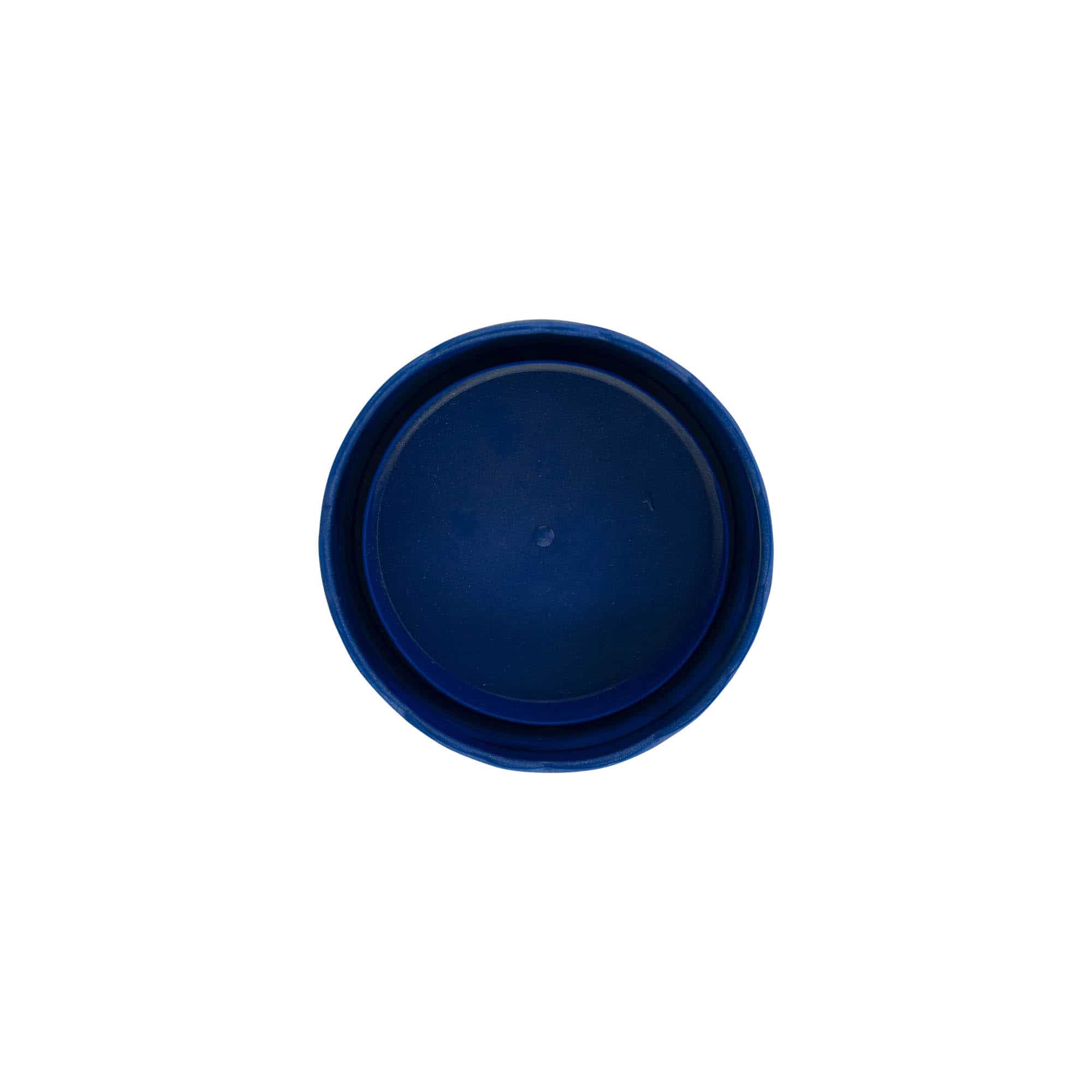 Stulpdeksel voor keramische pot met smalle hals, HDPE-kunststof, blauw