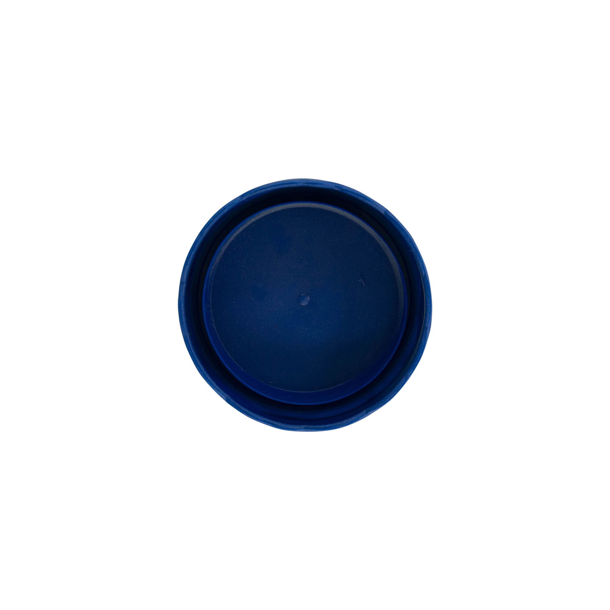 Opzetdeksel voor smalle hals keramische pot, HDPE-kunststof, blauw