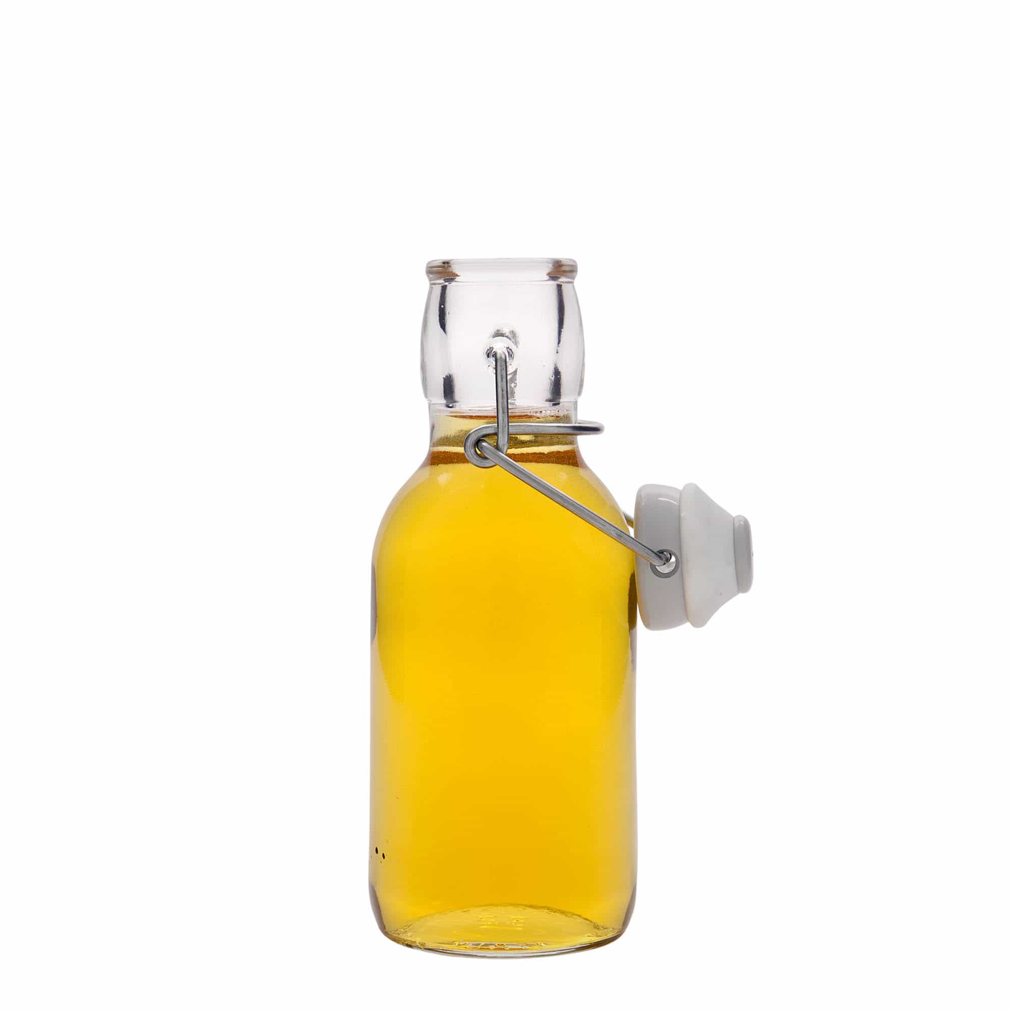 Glazen fles 'Emilia', 250 ml, monding: beugelsluiting