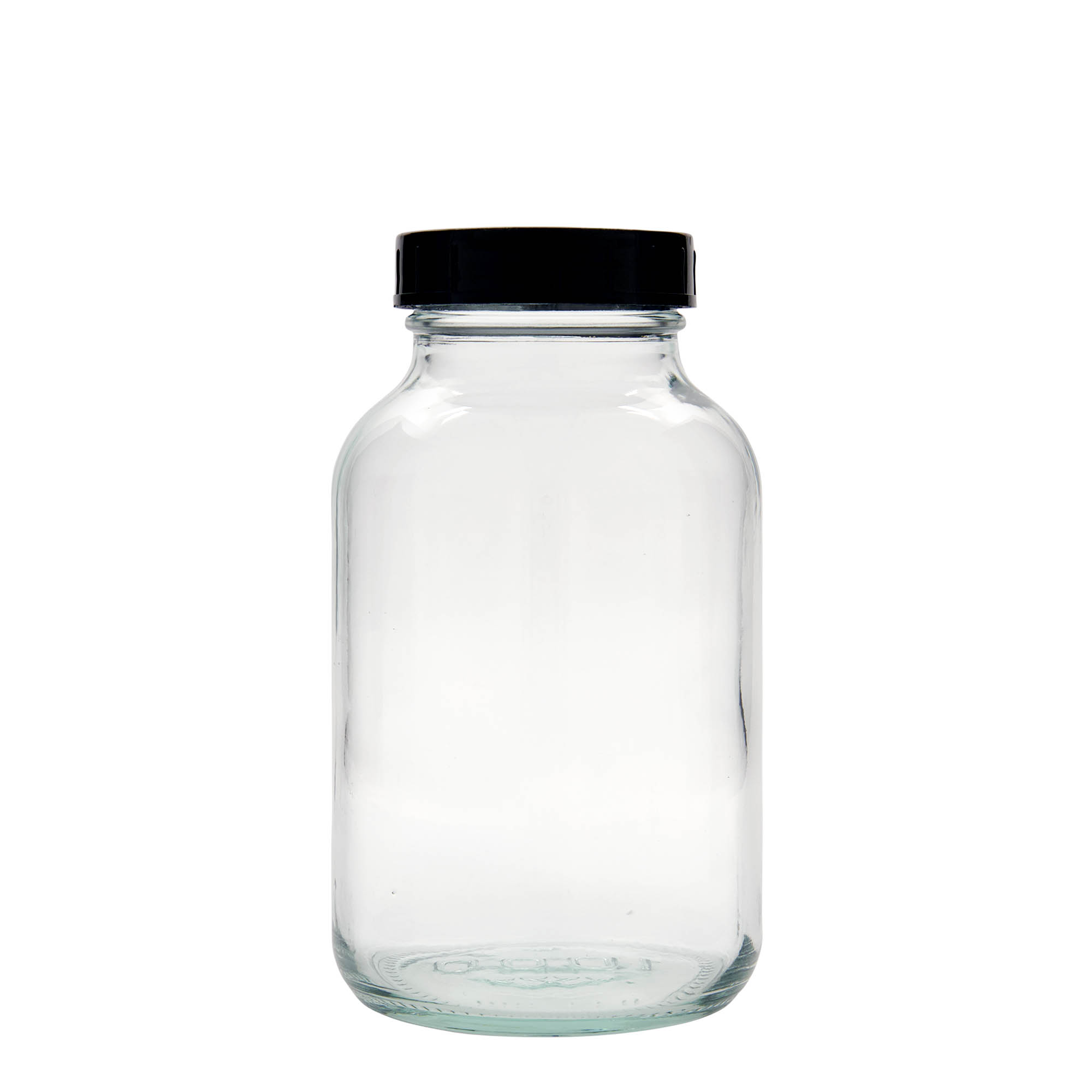 1.000 ml wijdehalsglas, opening: DIN 68 1.000 ml wijdehalsglas, opening: DIN 68
