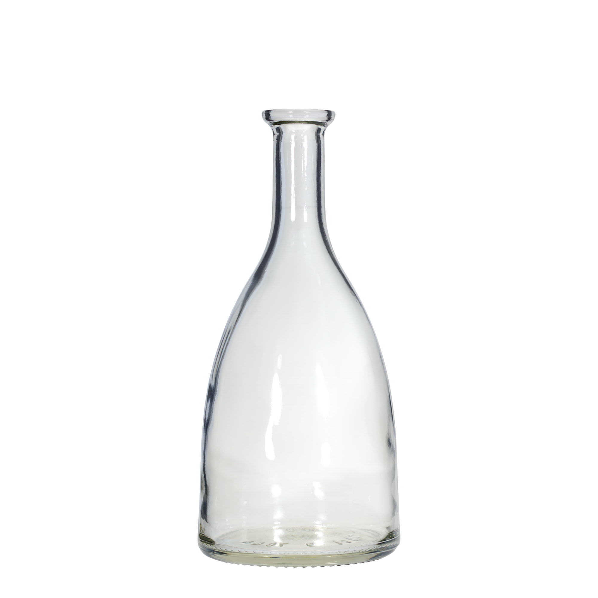 Glazen fles 'Viola', 700 ml, monding: kurk Glazen fles 'Viola', 700 ml, monding: kurk