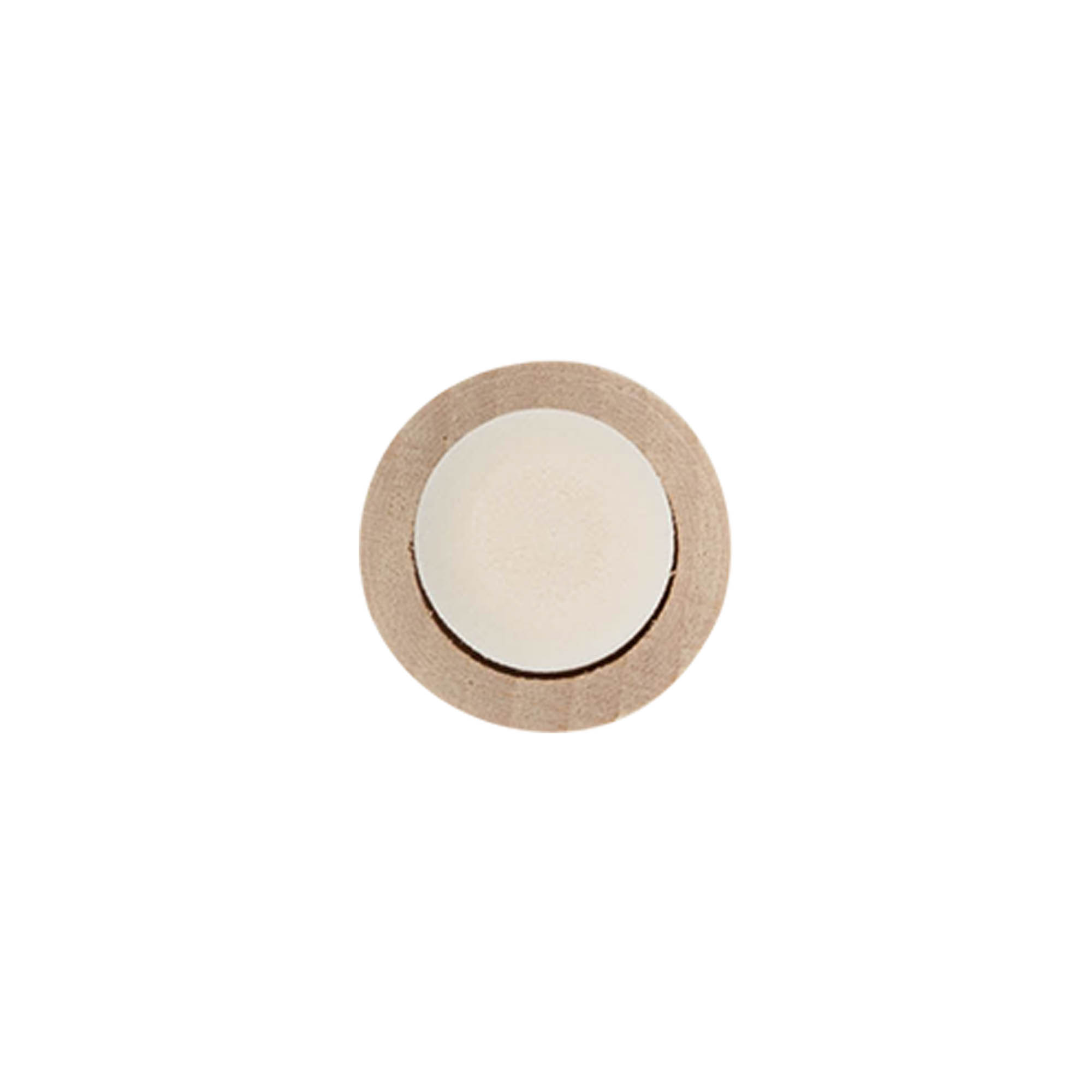 Dopkurk, 19 mm, hout/kunststof, voor monding: kurk