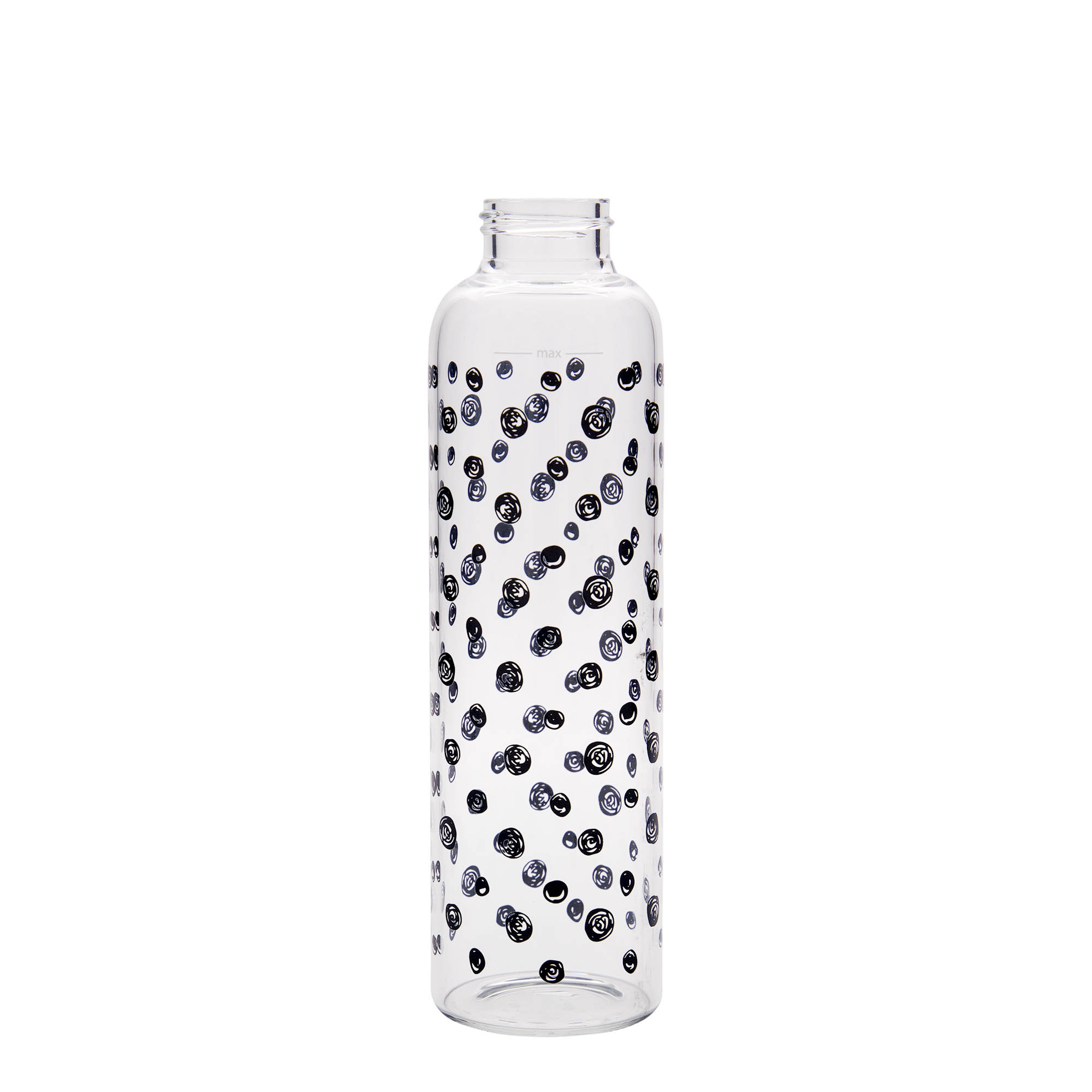500 ml drinkfles 'Perseus - Zwarte stippen', opening: schroefdop 500 ml drinkfles 'Perseus - Zwarte stippen', opening: schroefdop