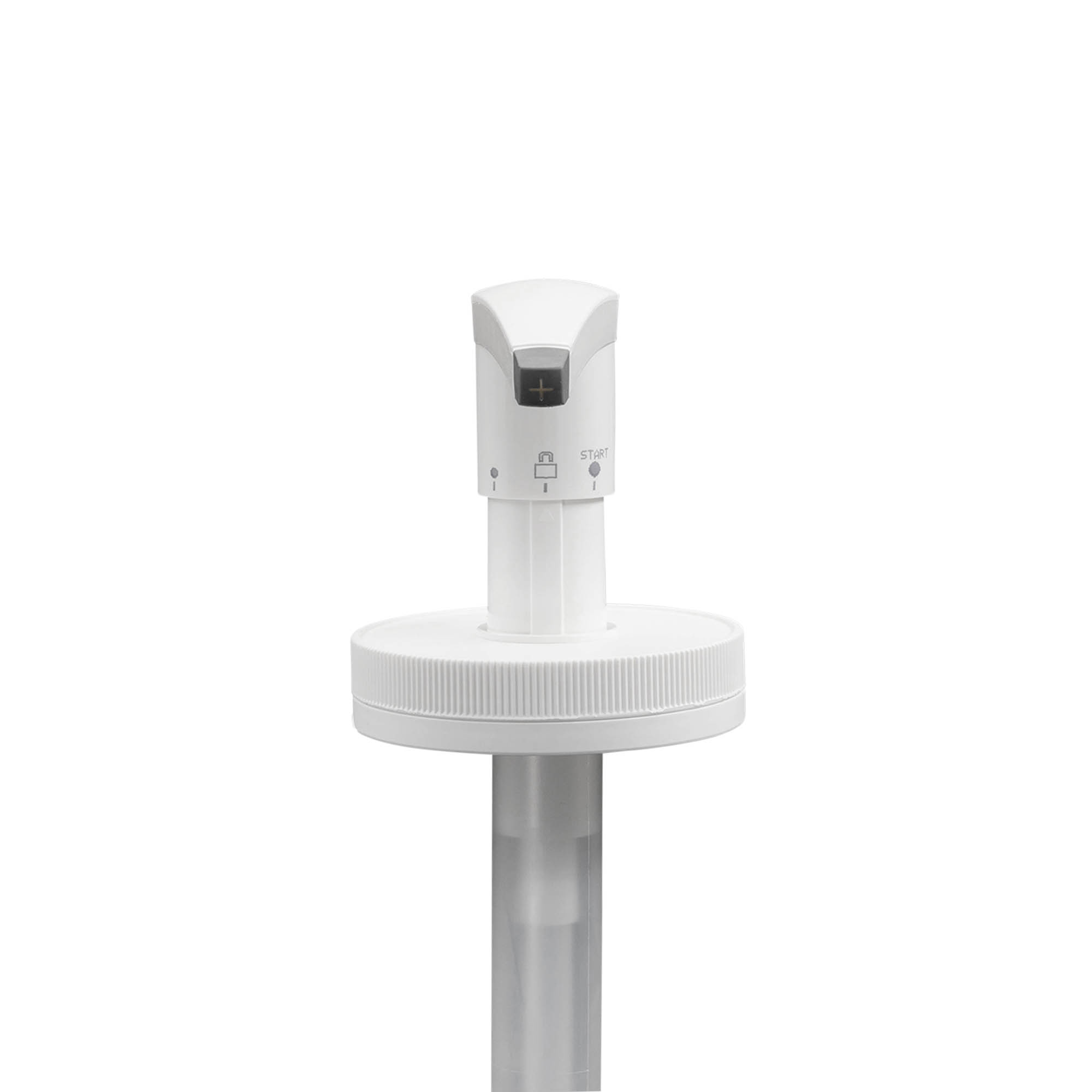 Dispenserpomp voor 655 ml 'Securibox', PE-kunststof, wit, voor opening: schroefdop Dispenserpomp voor 655 ml 'Securibox', PE-kunststof, wit, voor opening: schroefdop