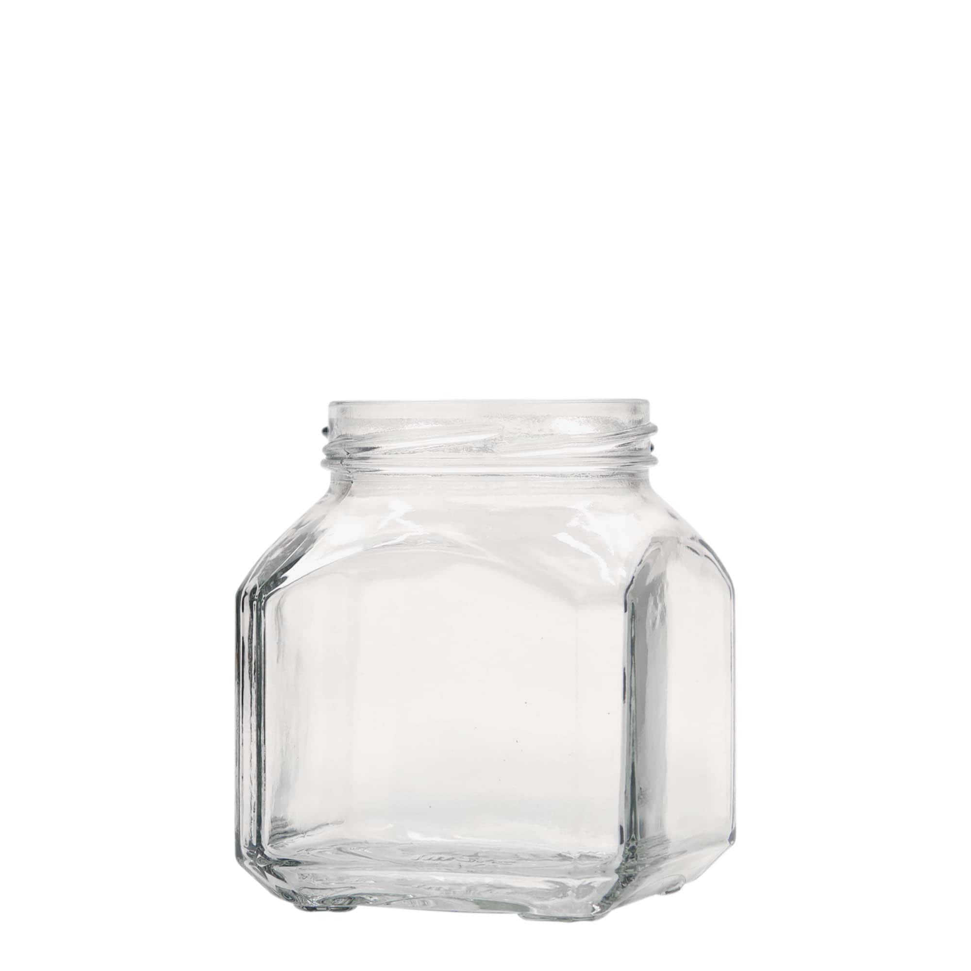 314 ml Vierkantglas 'Mailand', monding: Twist-Off (TO 63)