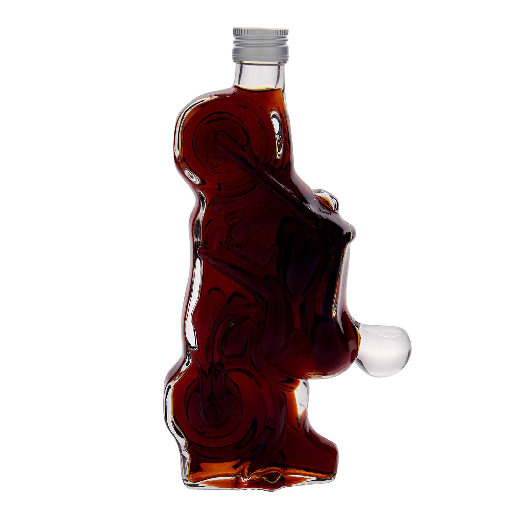 350 ml glazen fles 'Motorfiets', opening: PP 28 350 ml glazen fles 'Motorfiets', opening: PP 28