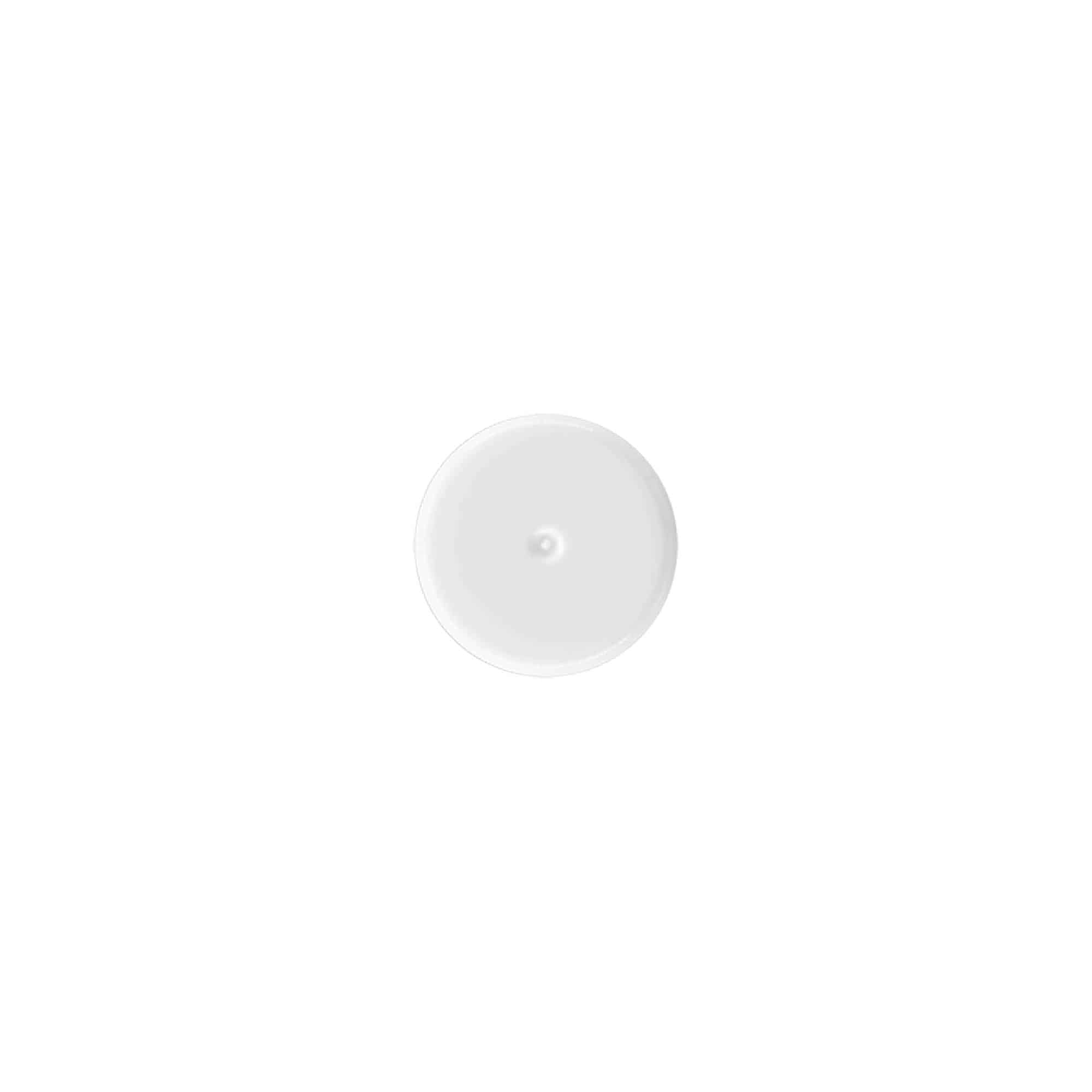 Dop voor rollerflesje 10 ml, PP-kunststof, wit, voor monding: schroefsluiting