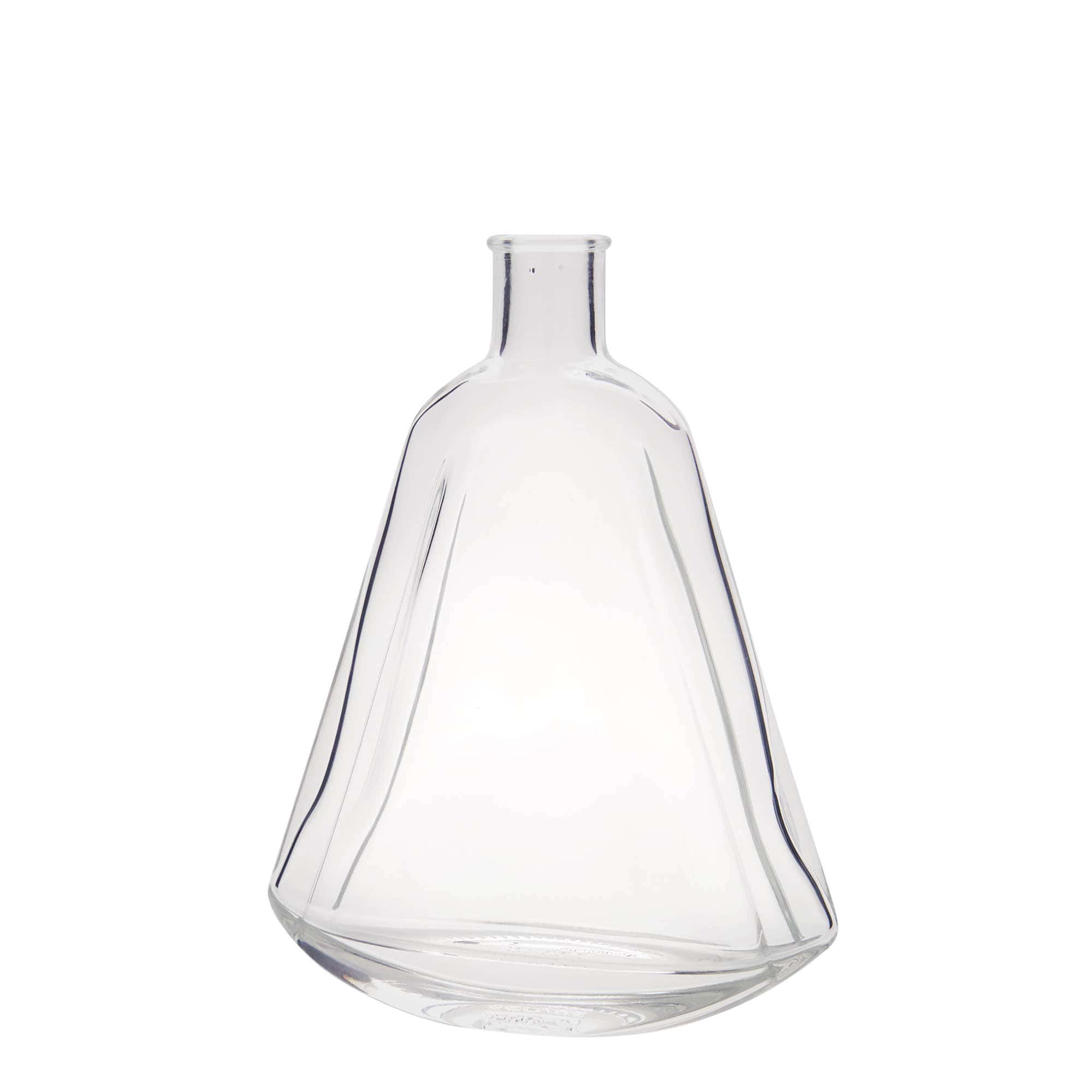 Glazen fles 'Maurizio', 350 ml, ovaal, monding: kurk Glazen fles 'Maurizio', 350 ml, ovaal, monding: kurk