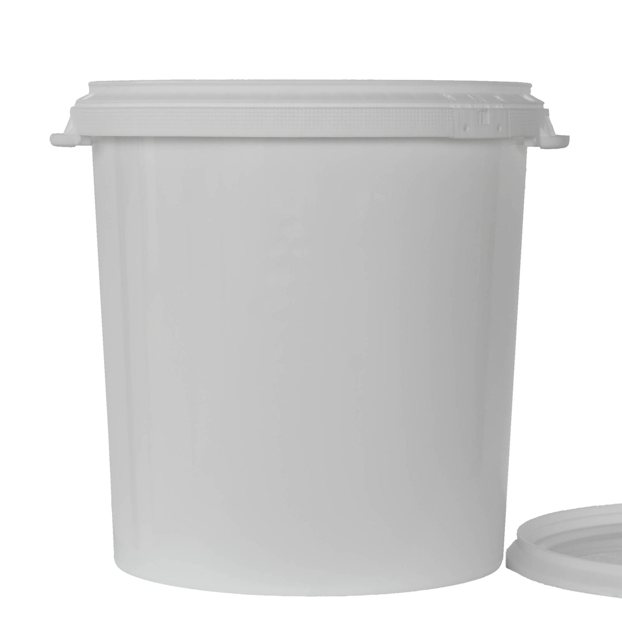 30 l emmer, PP-kunststof, wit