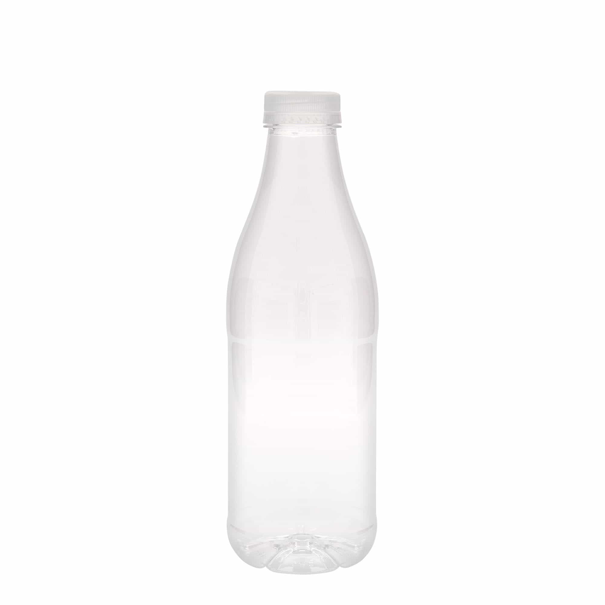 Petfles 'Milk and Juice', 1000 ml, kunststof, monding: 38 mm