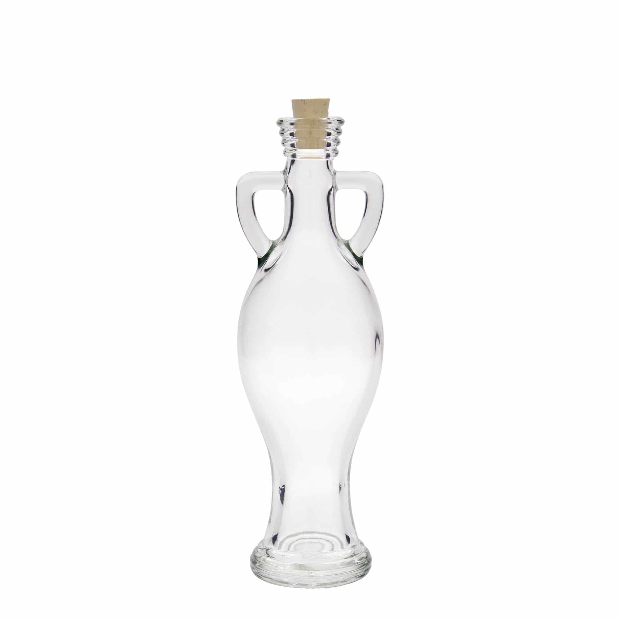 200 ml glazen fles 'Amfoor', opening: kurk