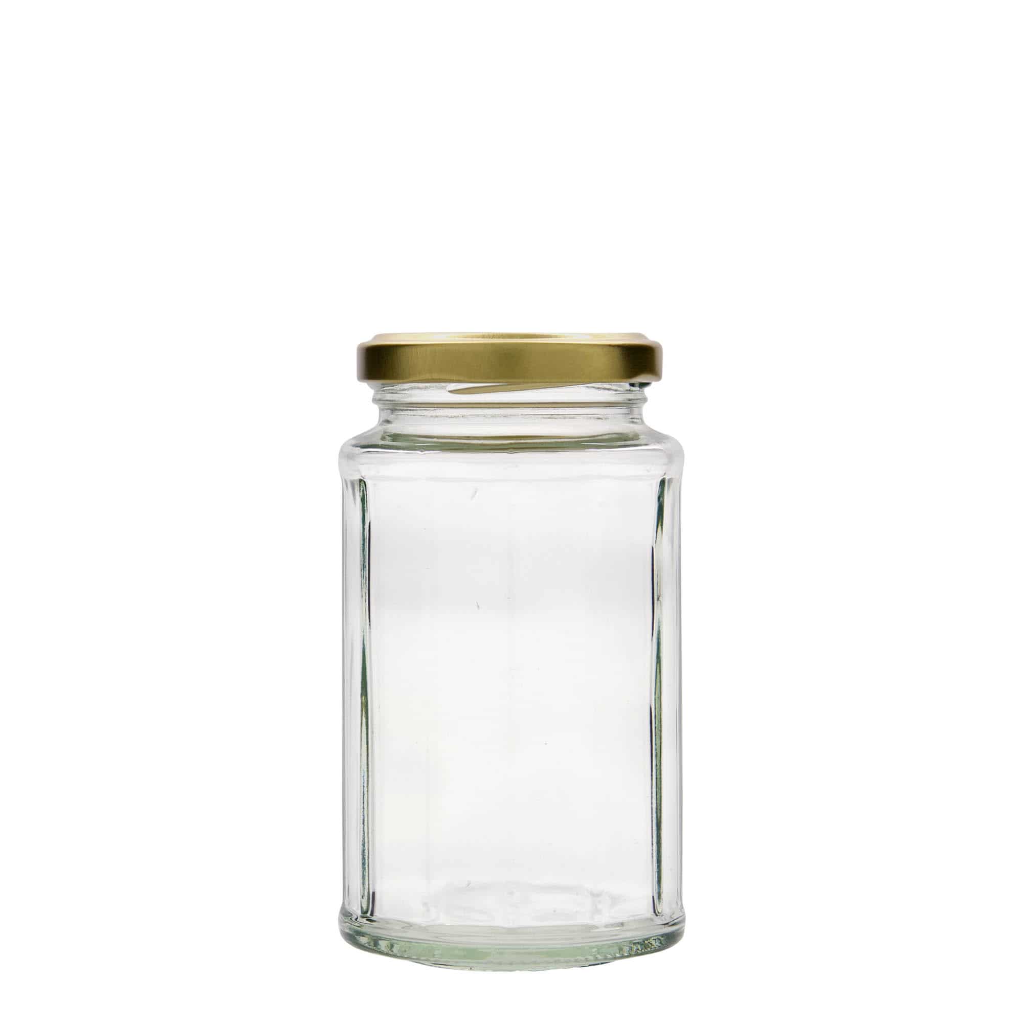 Polygonale pot, 288 ml, twaalfhoekig, monding: twist-off (TO 58) Polygonale pot, 288 ml, twaalfhoekig, monding: twist-off (TO 58)