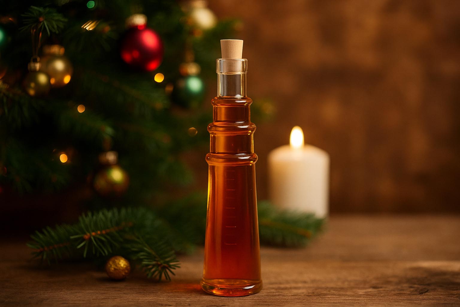 100 ml glazen fles 'Leuchtturm', opening: kurk