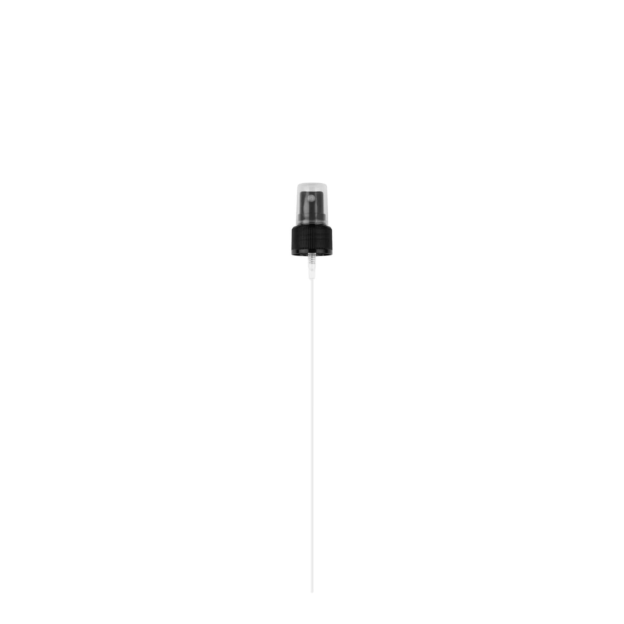 Schroefdop sprayvernevelaar, PP-kunststof, zwart, voor opening: 24/410