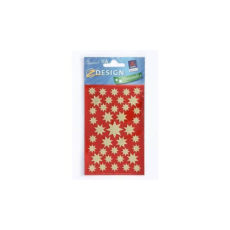Zweckform stickers 'Sterren', papier, goud Zweckform stickers 'Sterren', papier, goud