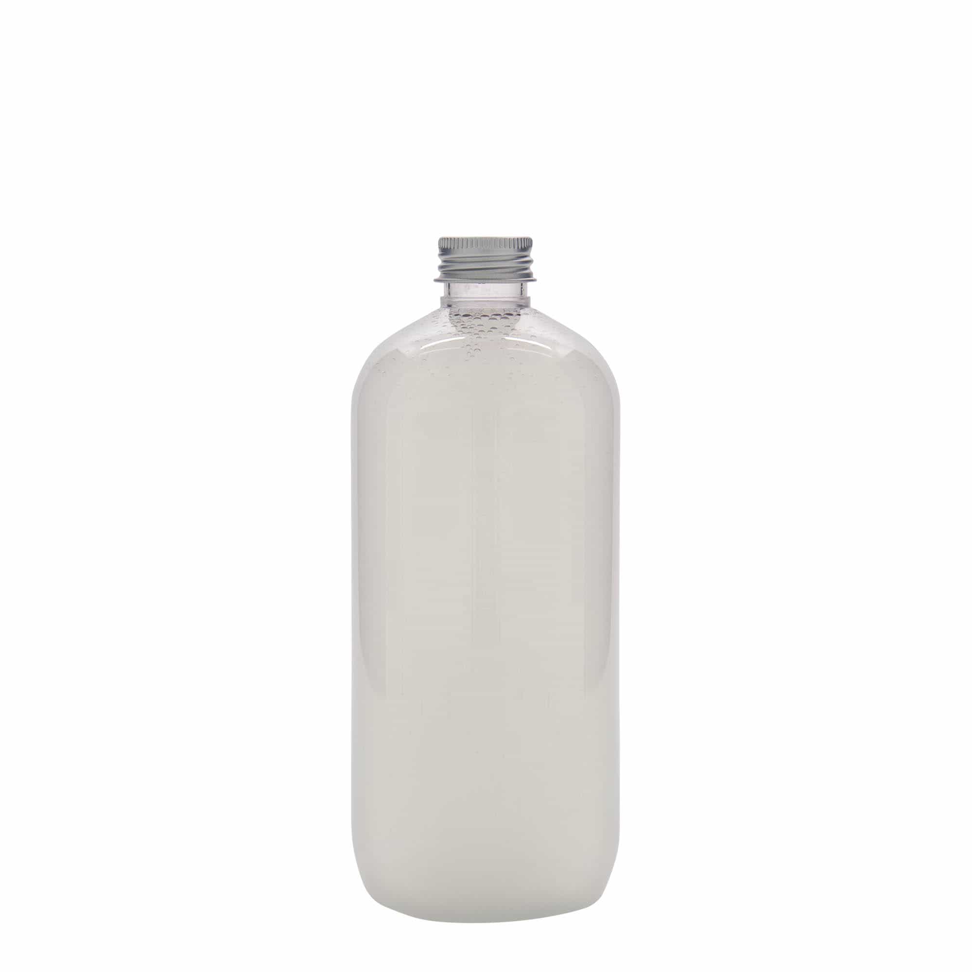 500 ml PET-fles 'Boston', kunststof, hals: 24/410