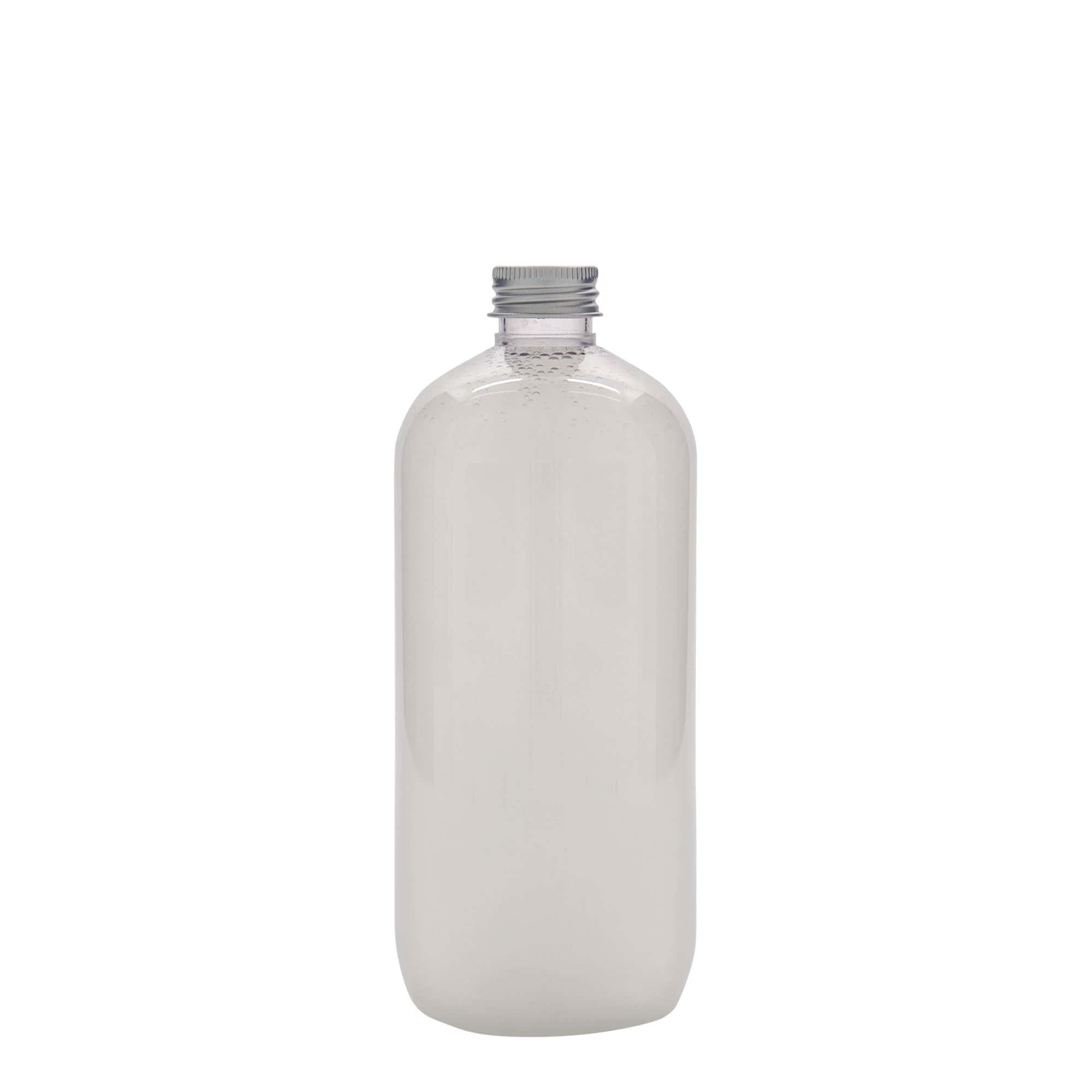 500 ml PET-fles 'Boston', kunststof, hals: 24/410