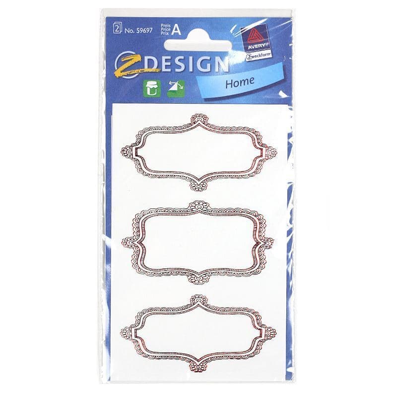 Zweckform etiketten 'Steenvruchten', rechthoekig, papier, meerkleurig Zweckform etiketten 'Steenvruchten', rechthoekig, papier, meerkleurig