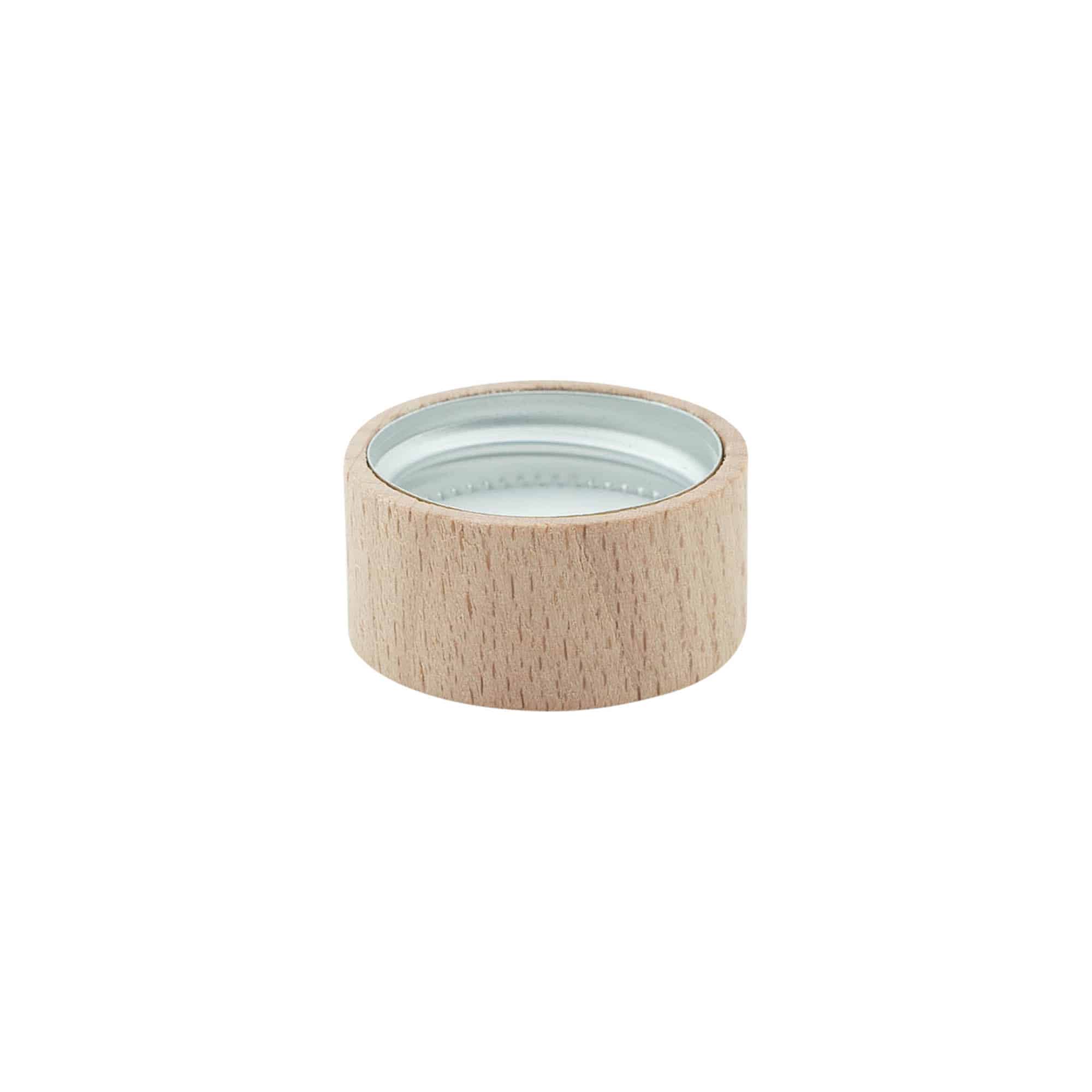 Schroefdop, hout, beige, voor opening: GPI 28/400