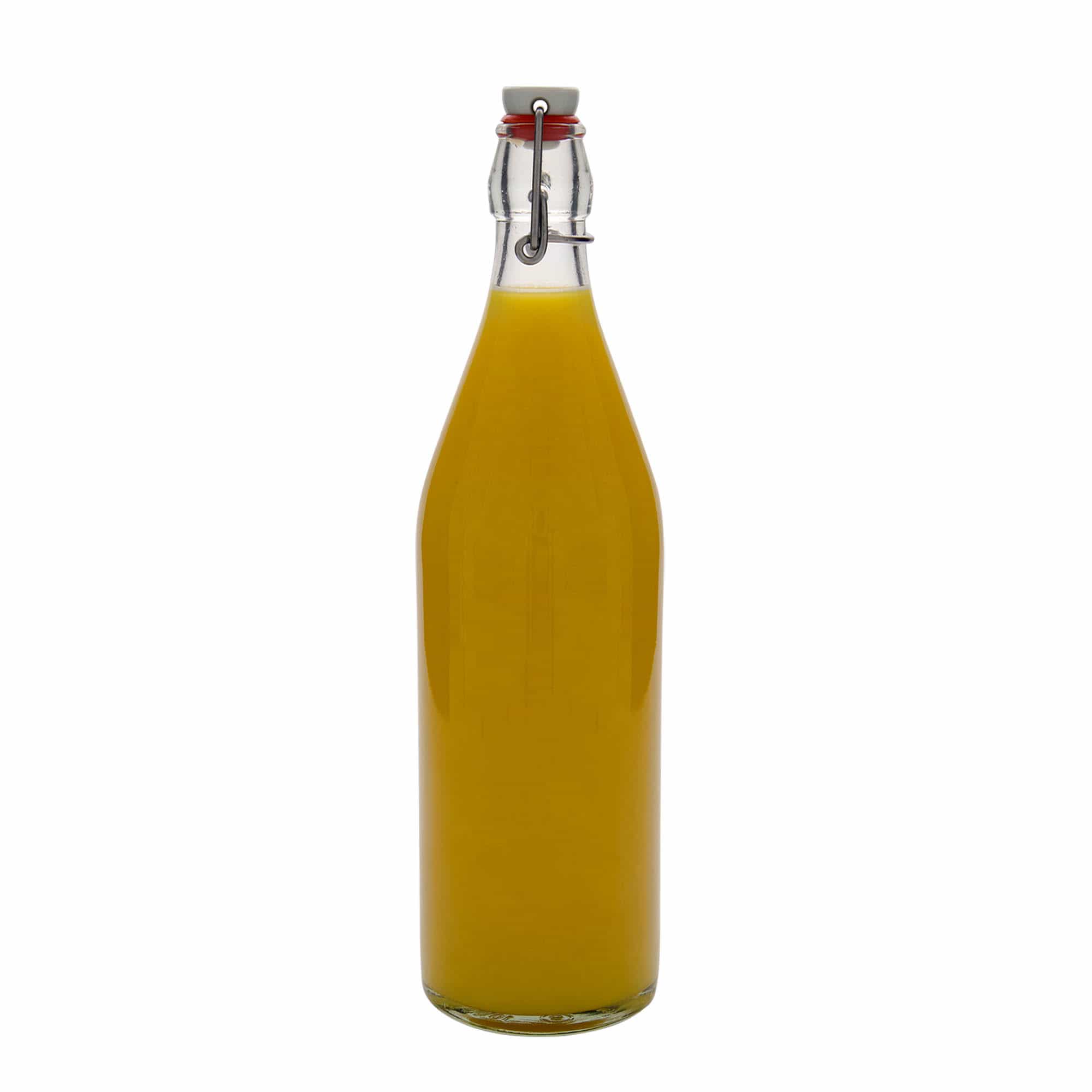 Glazen fles 'Giara', 1000 ml, monding: beugelsluiting