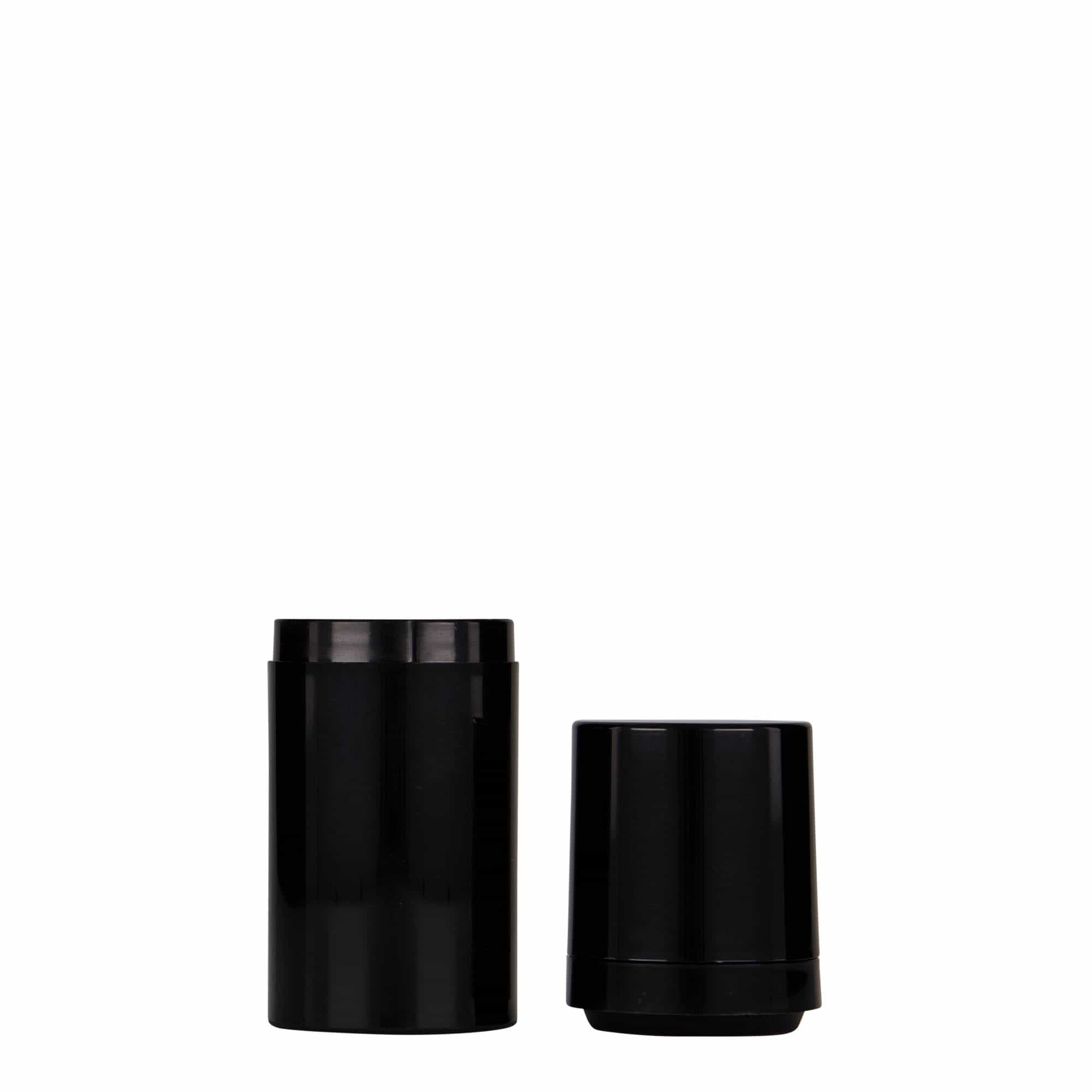 30 ml Airless Dispenser 'Mezzo', PP-kunststof, zwart