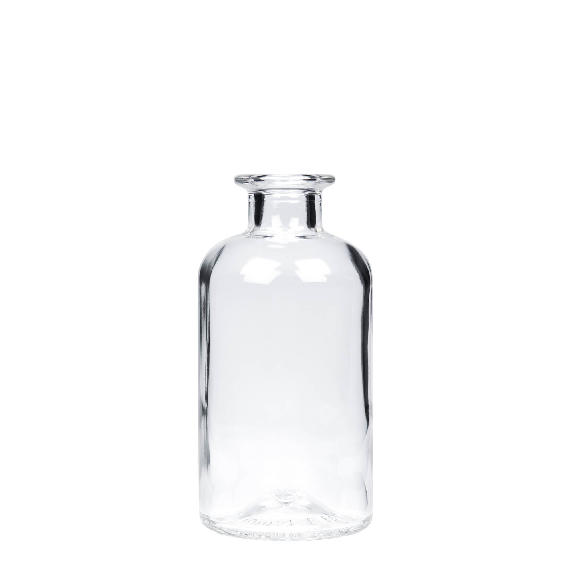 250 ml glazen apothekersfles, opening: kurk 250 ml glazen apothekersfles, opening: kurk