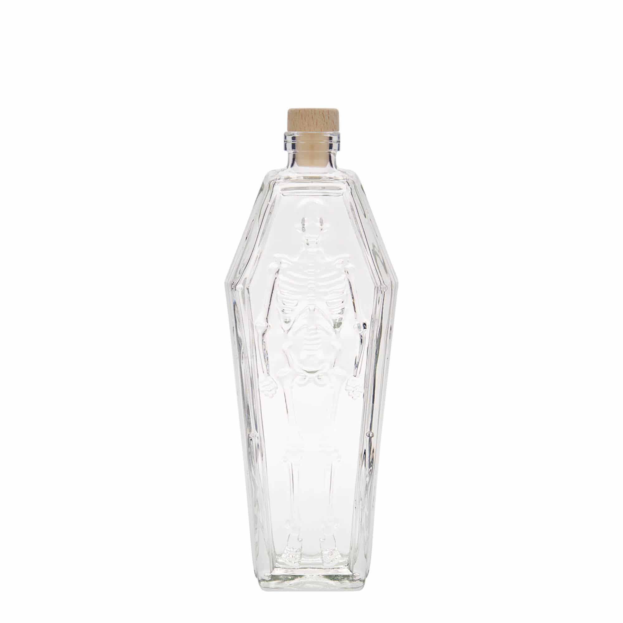 200 ml glazen fles 'kist', opening: kurk
