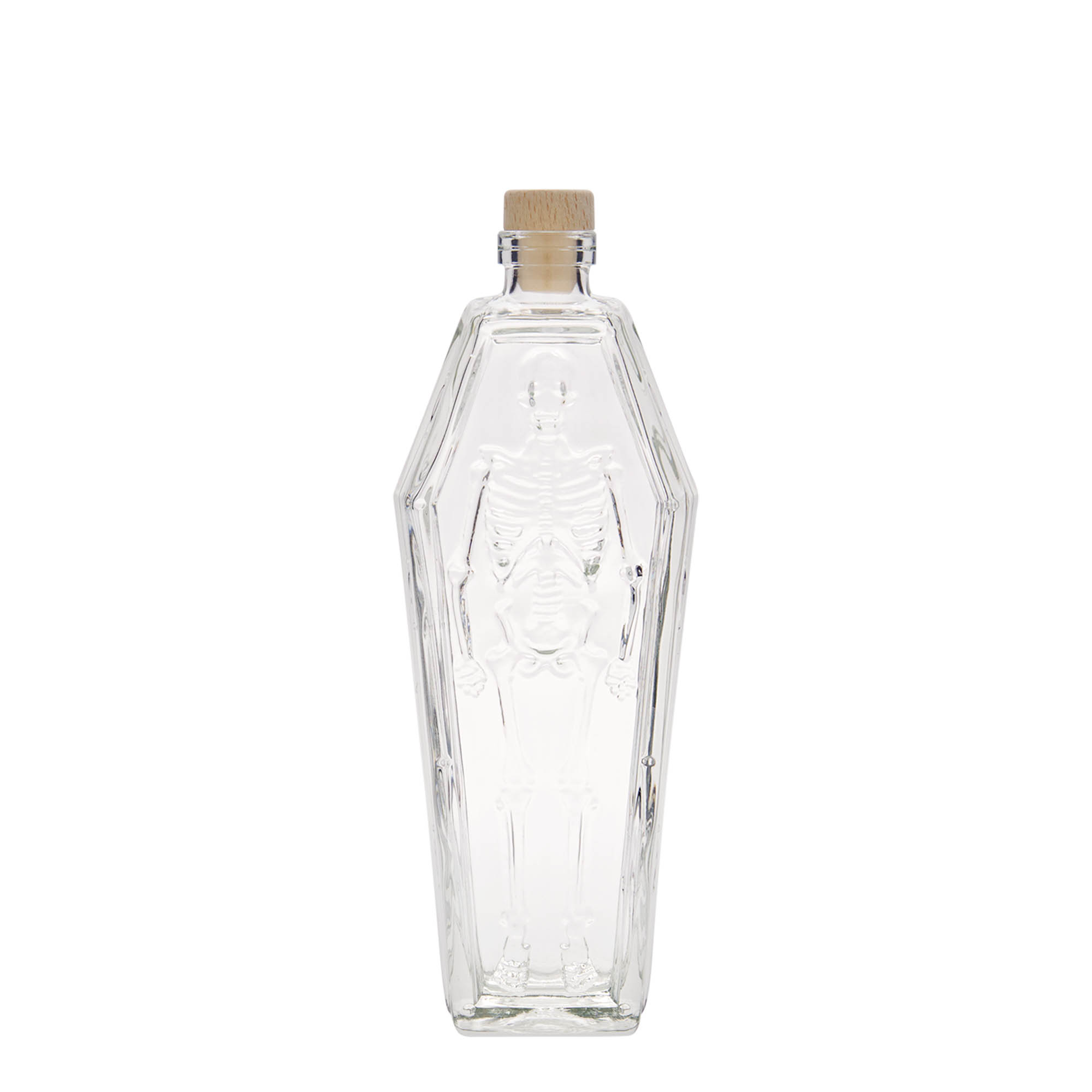 200 ml glazen fles 'kist', opening: kurk