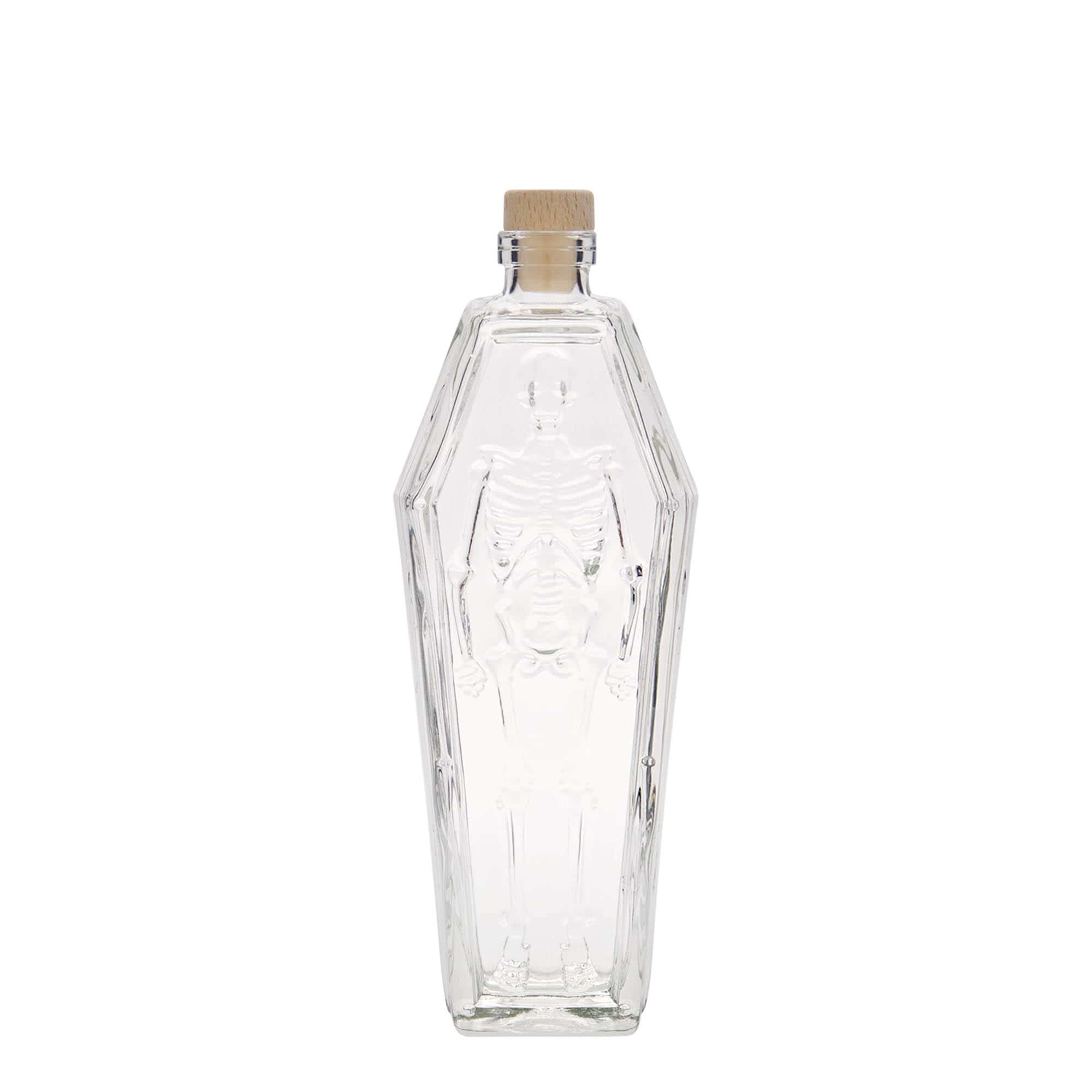 200 ml glazen fles 'kist', opening: kurk