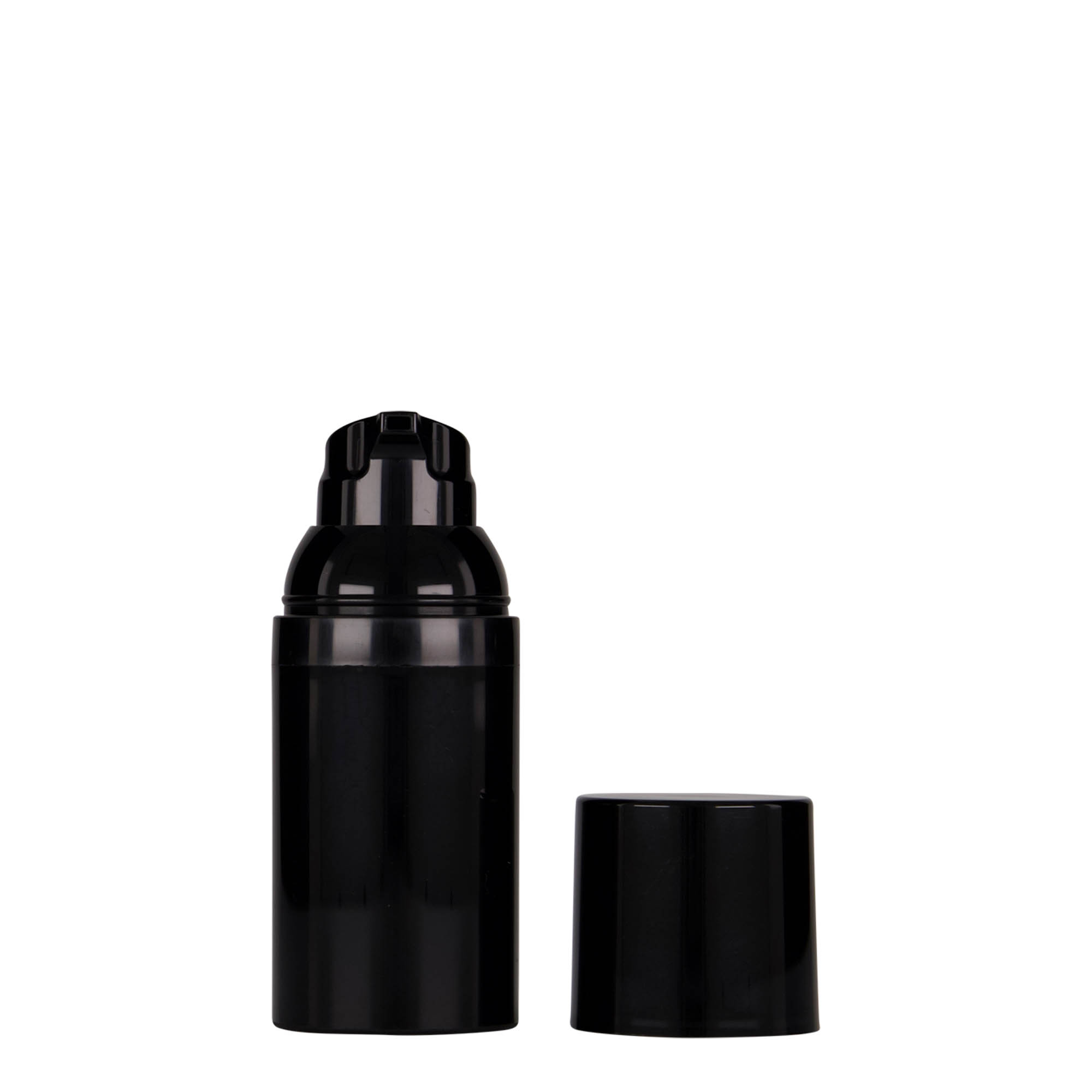30 ml Airless Dispenser 'Mezzo', PP-kunststof, zwart