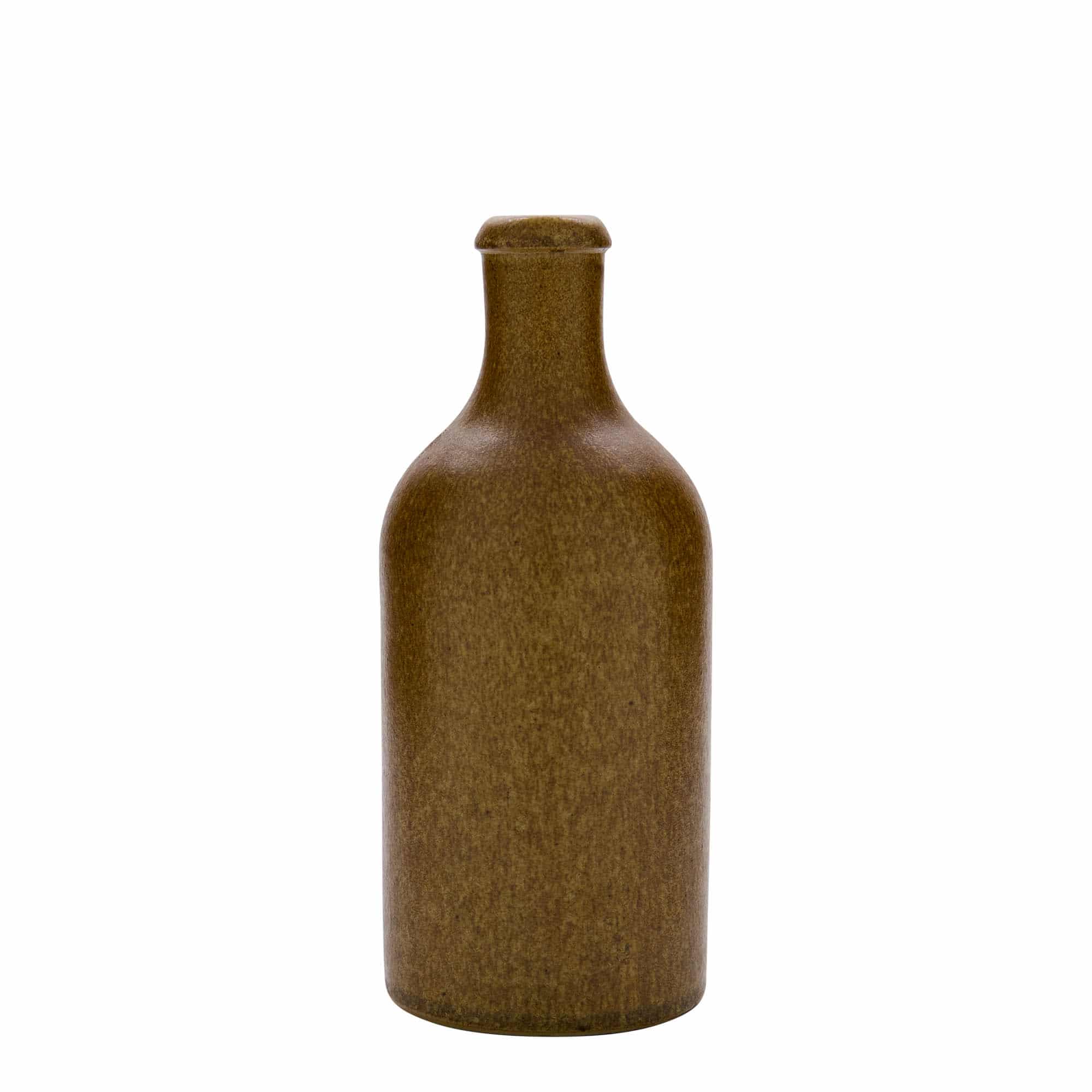 Keramische kruik, 500 ml, steengoed, bruin-kristal, monding: kurk Keramische kruik, 500 ml, steengoed, bruin-kristal, monding: kurk