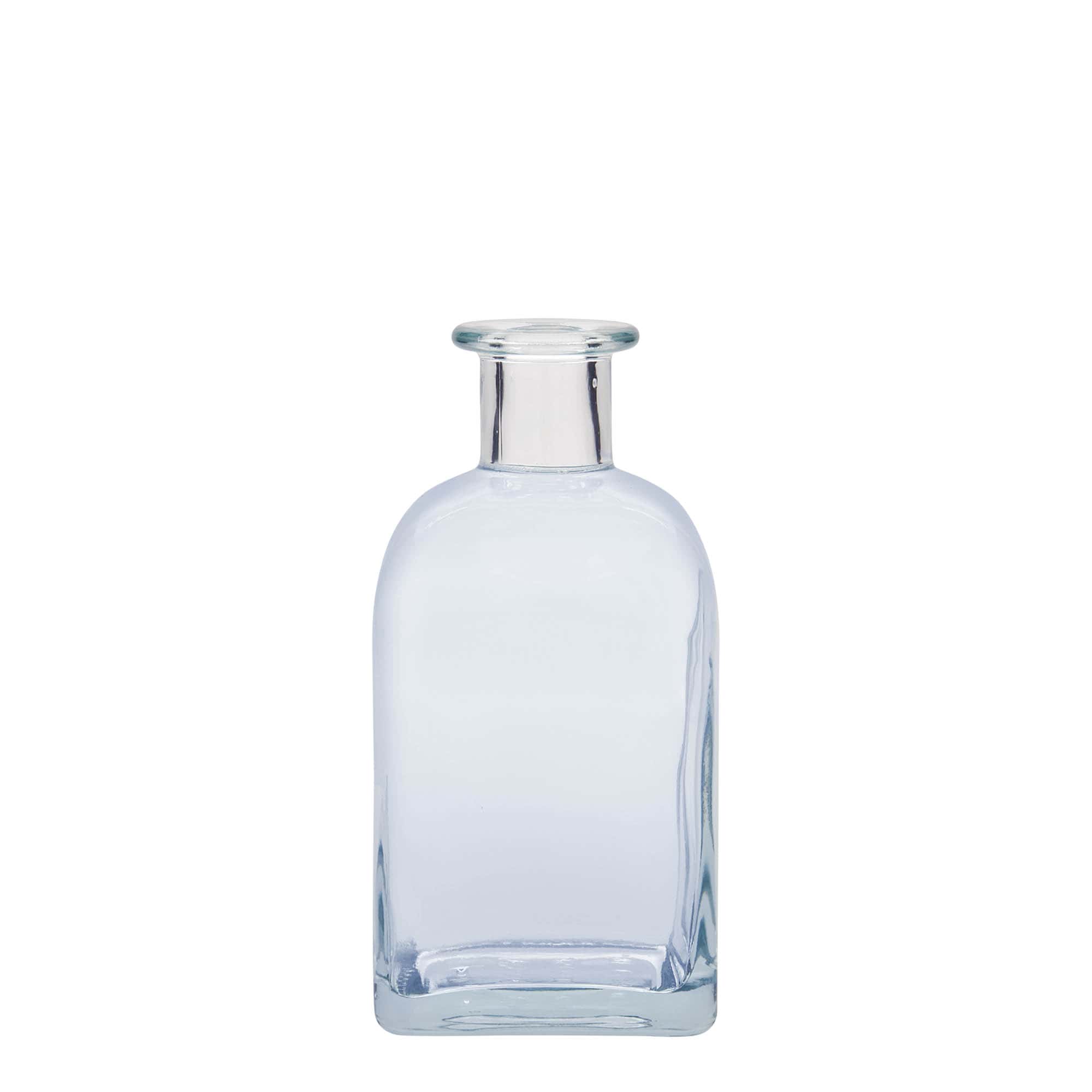 350 ml glazen fles Apotheker Carré, vierkant, monding: kurk