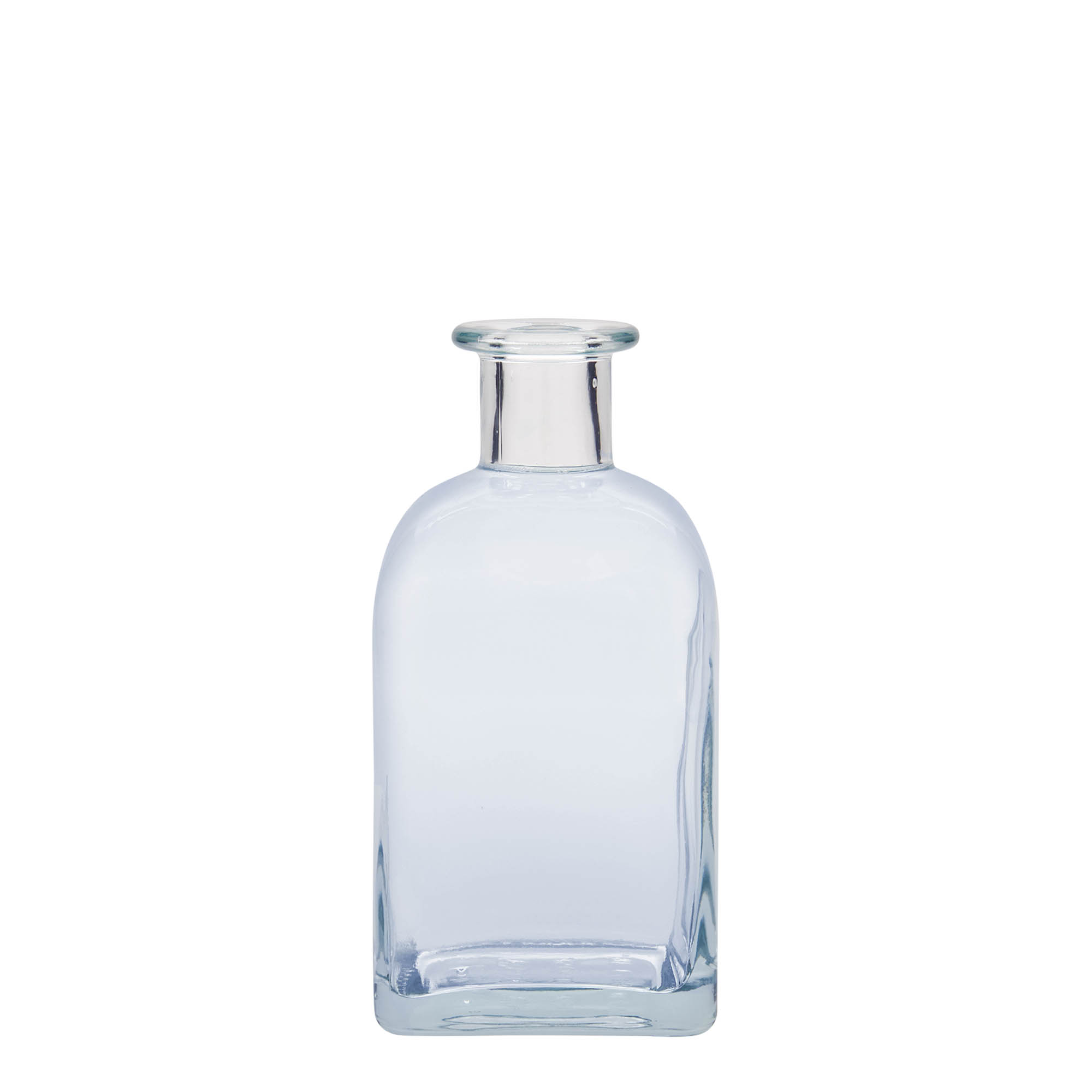 350 ml glazen fles Apotheker Carré, vierkant, monding: kurk 350 ml glazen fles Apotheker Carré, vierkant, monding: kurk