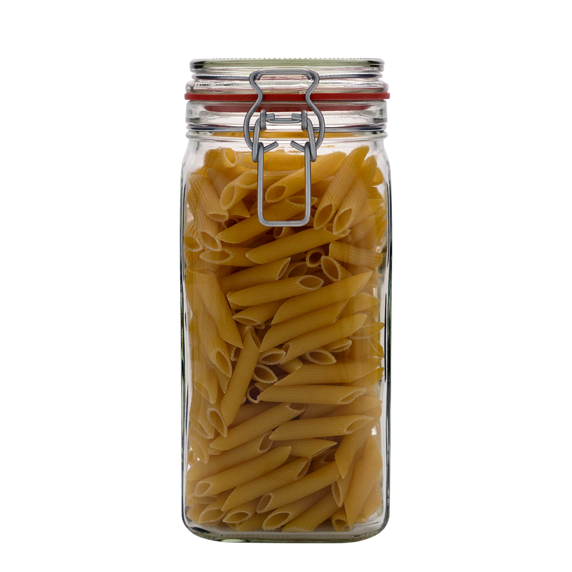 1.540 ml beugelfles, vierkant, opening: beugelsluiting