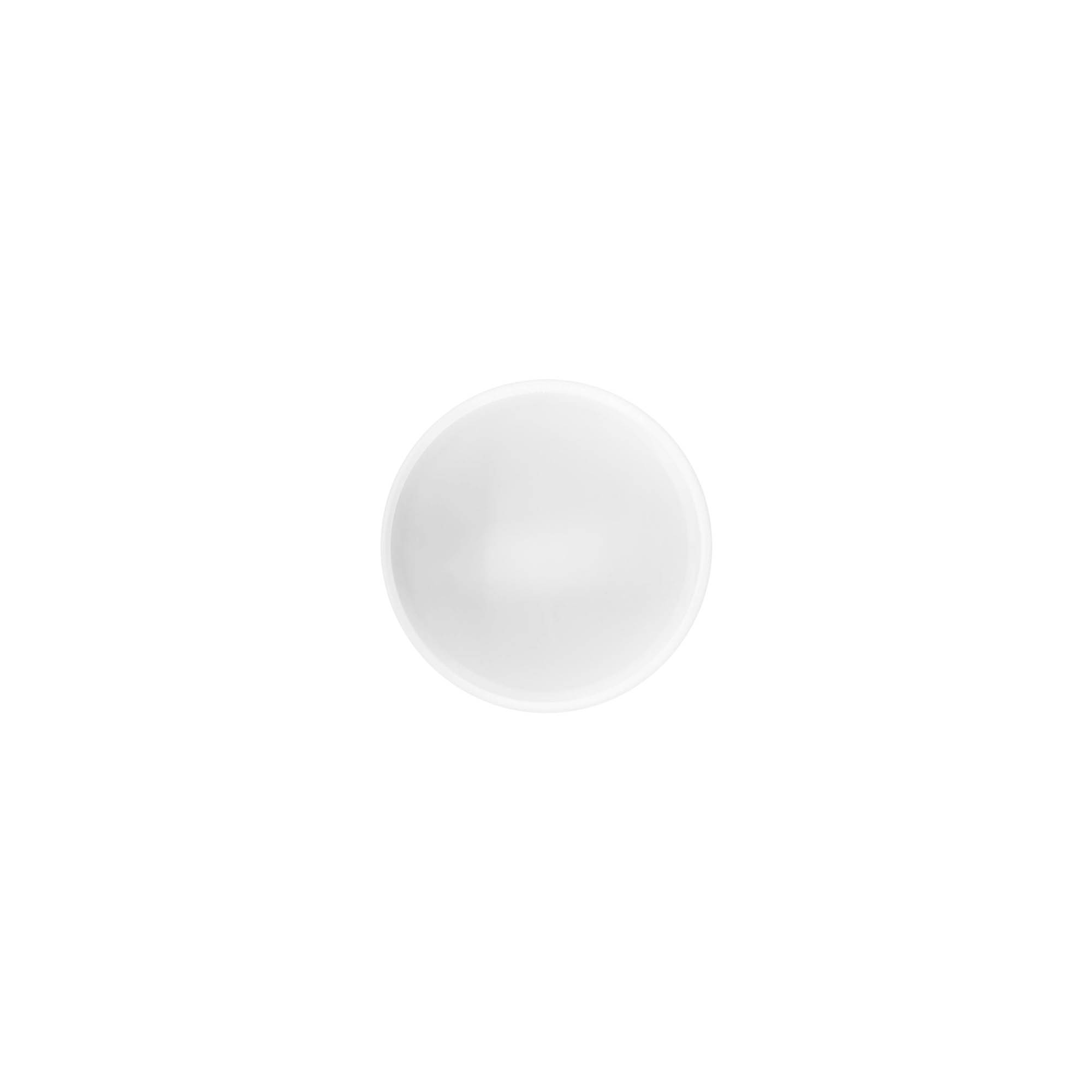 Schroefdop 'White Line' 35 ml, PP-kunststof, wit