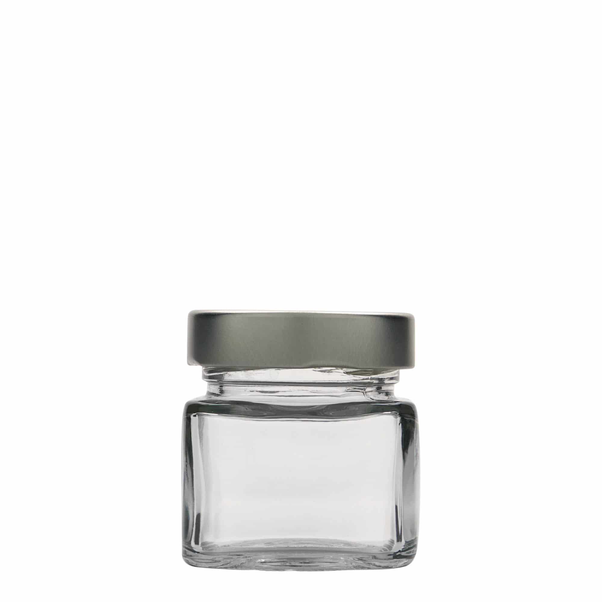 106 ml Vierkantglas 'Ikarus', opening: Deep-Twist-Off (DTO 58)