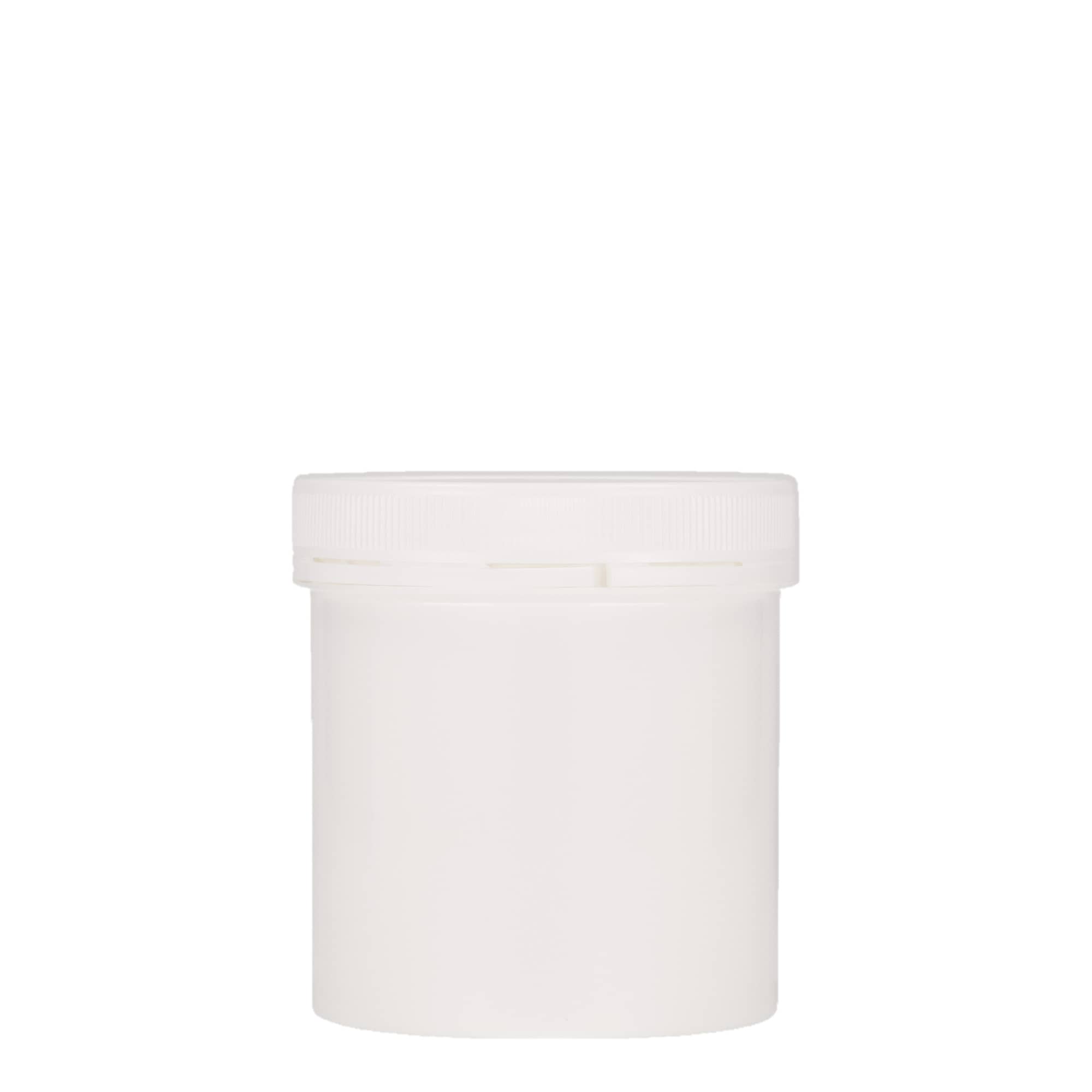 250 ml kunststoffles 'Securilock', PP, wit, opening: schroefdop