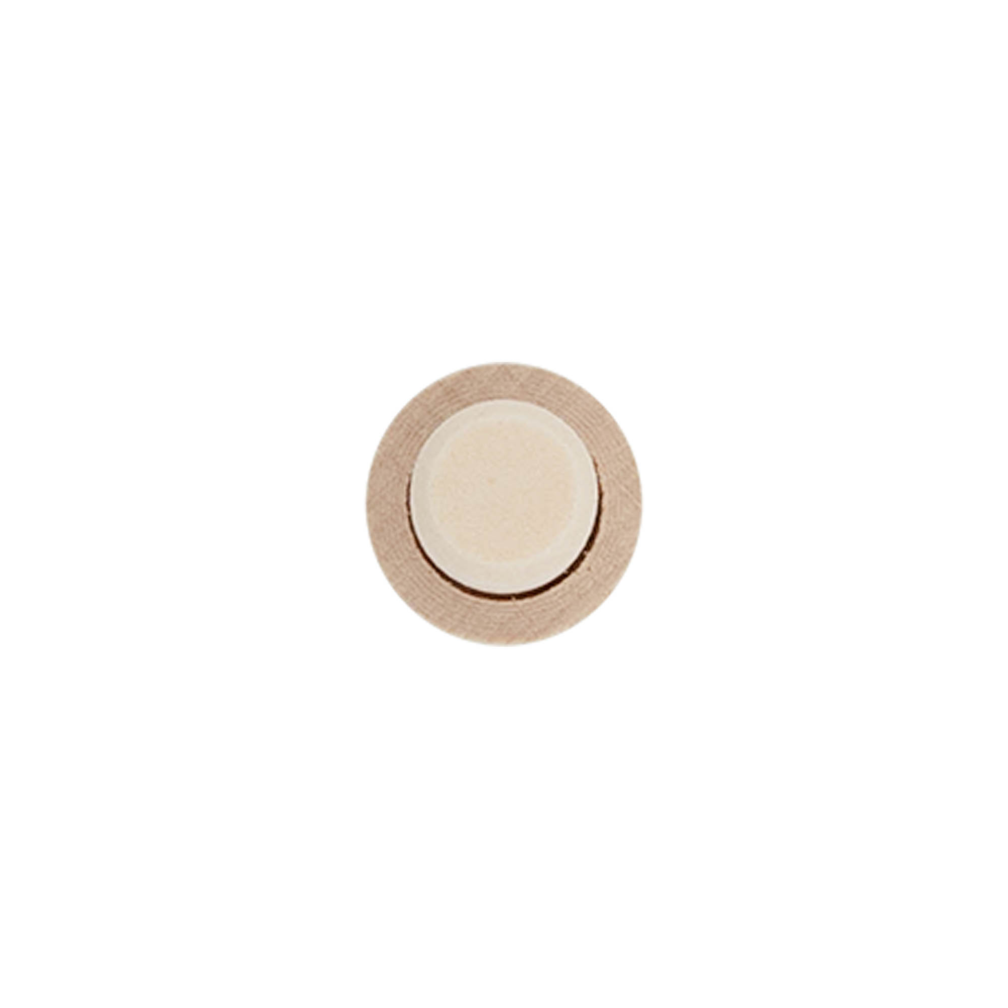 Dopkurk, 14 mm, hout, voor monding: kurk