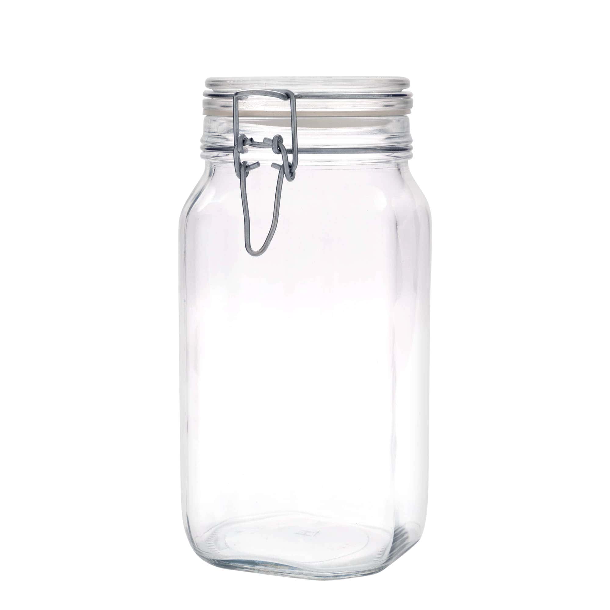 1.500 ml beugelfles 'Fido', vierkant, opening: beugelsluiting 1.500 ml beugelfles 'Fido', vierkant, opening: beugelsluiting