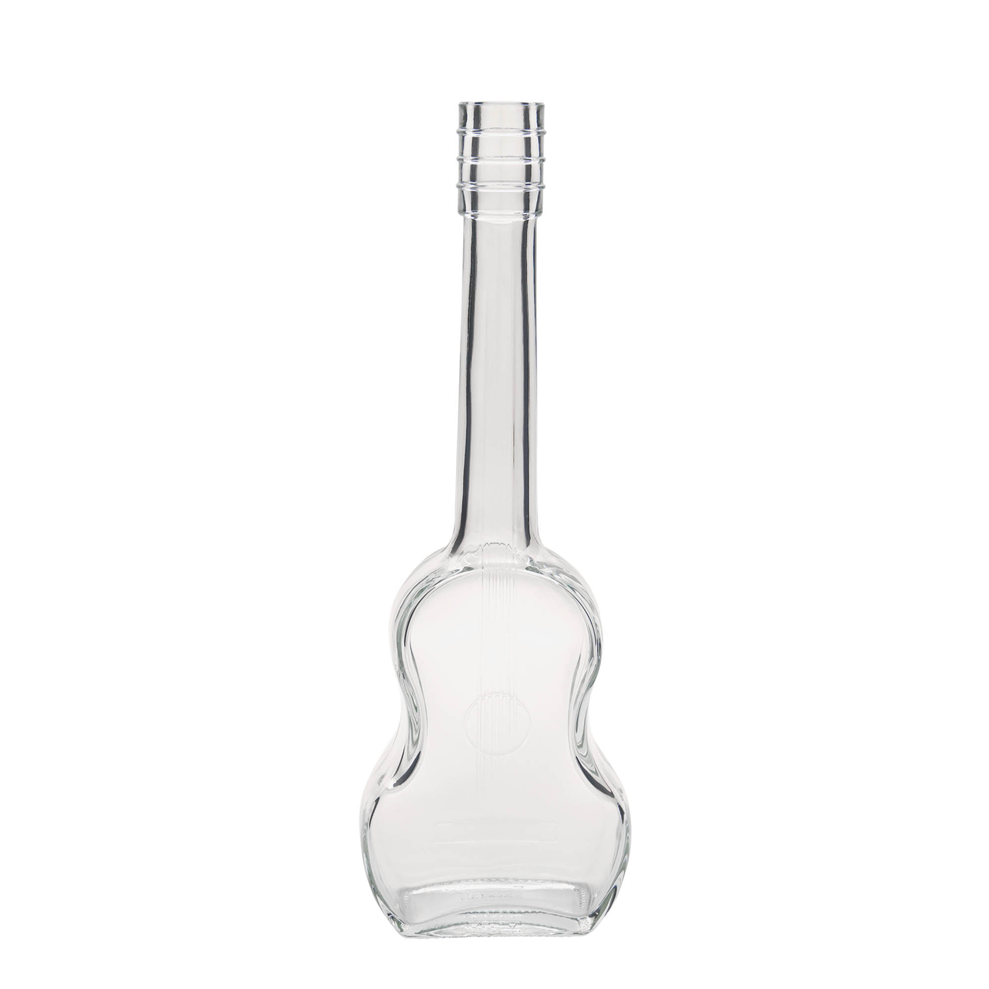 500 ml glazen fles 'Gitaar', opening: kurk